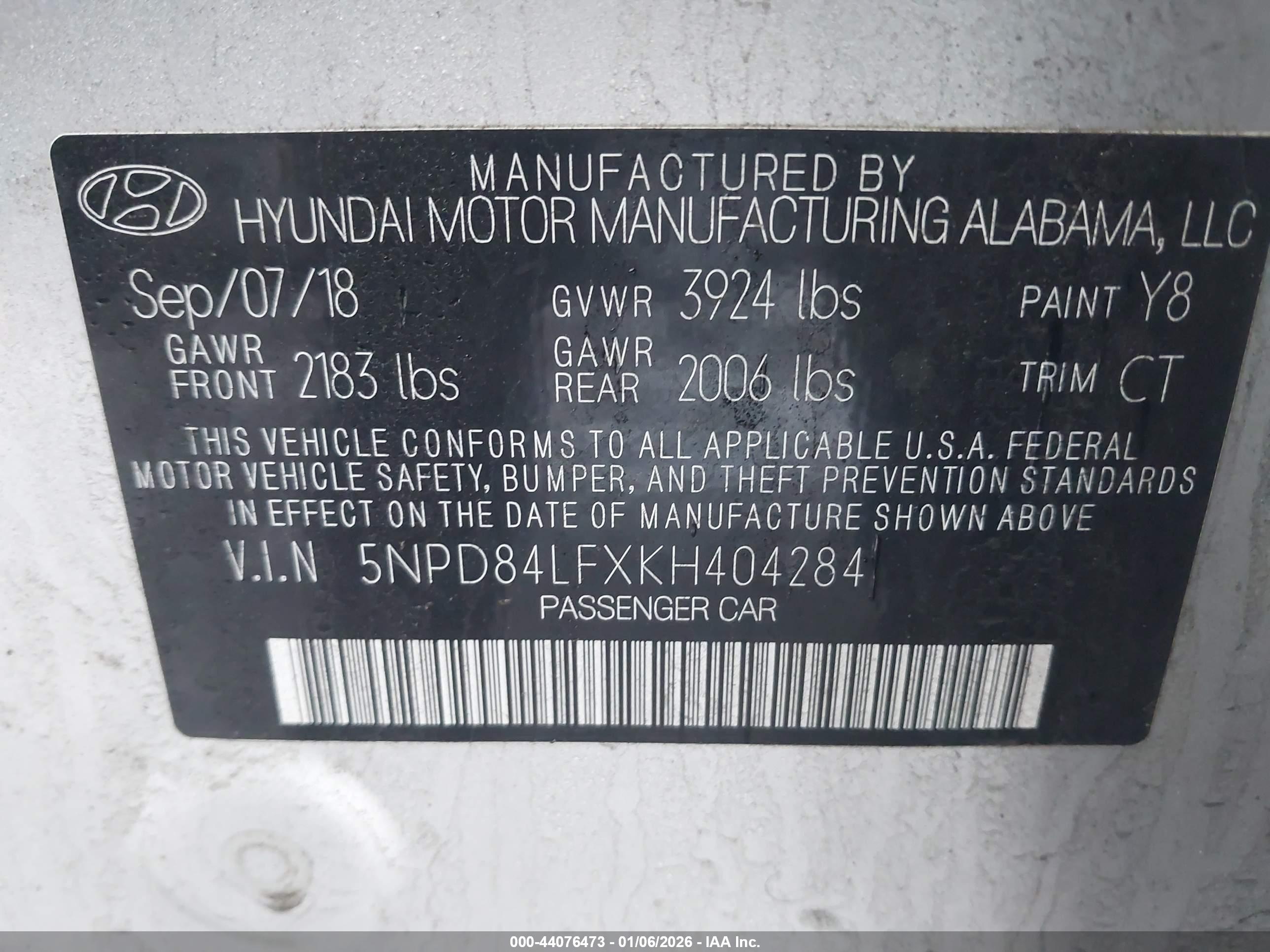 HYUNDAI ELANTRA image 9