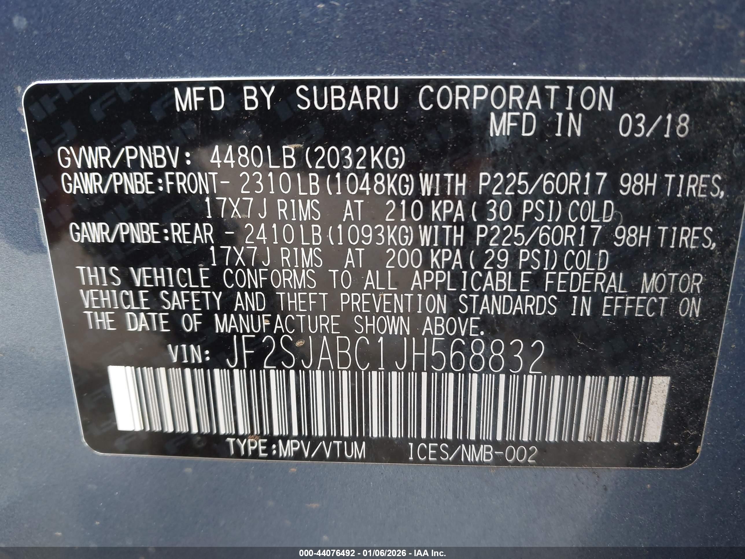 SUBARU FORESTER image 9