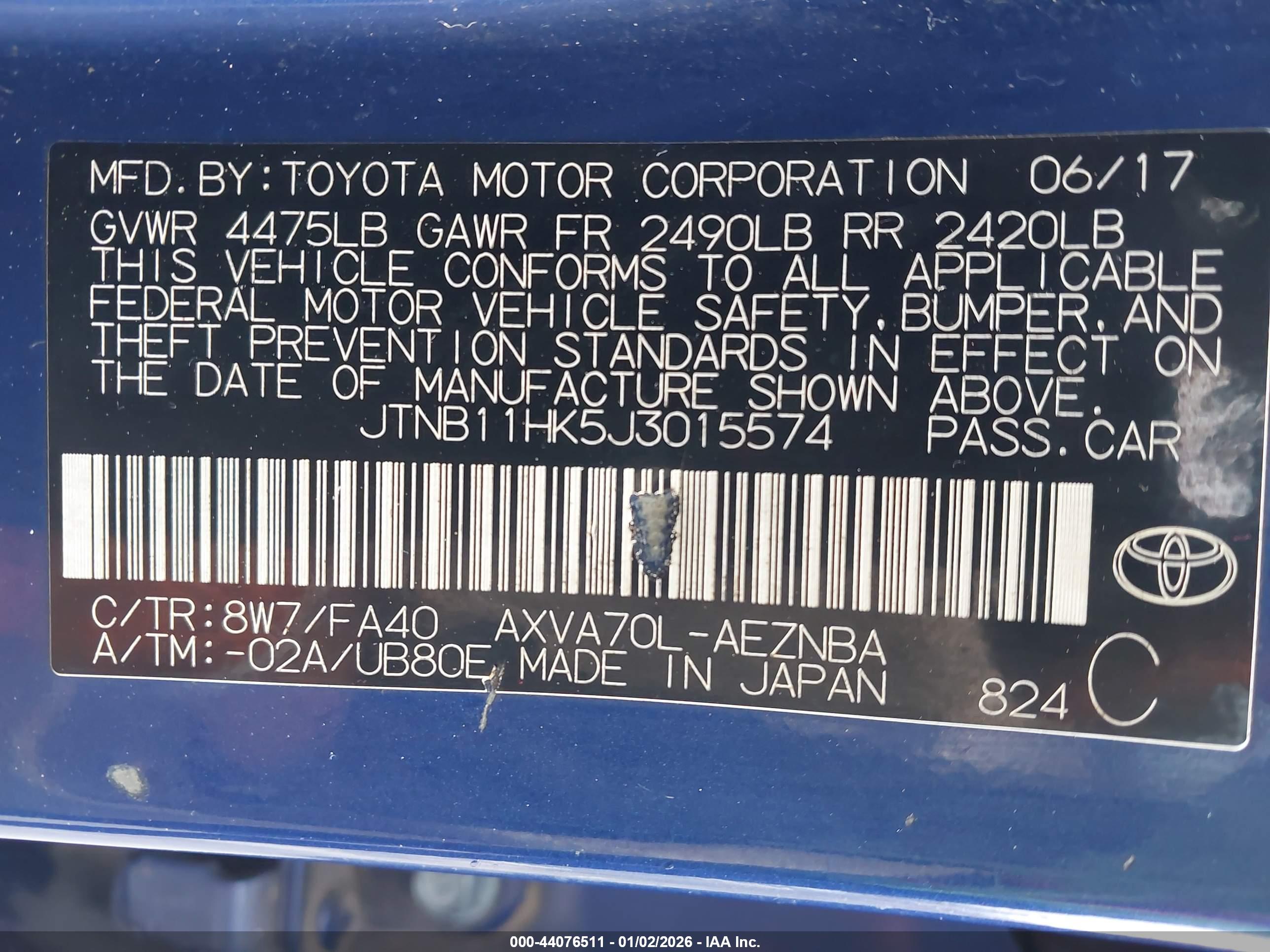 TOYOTA CAMRY image 9