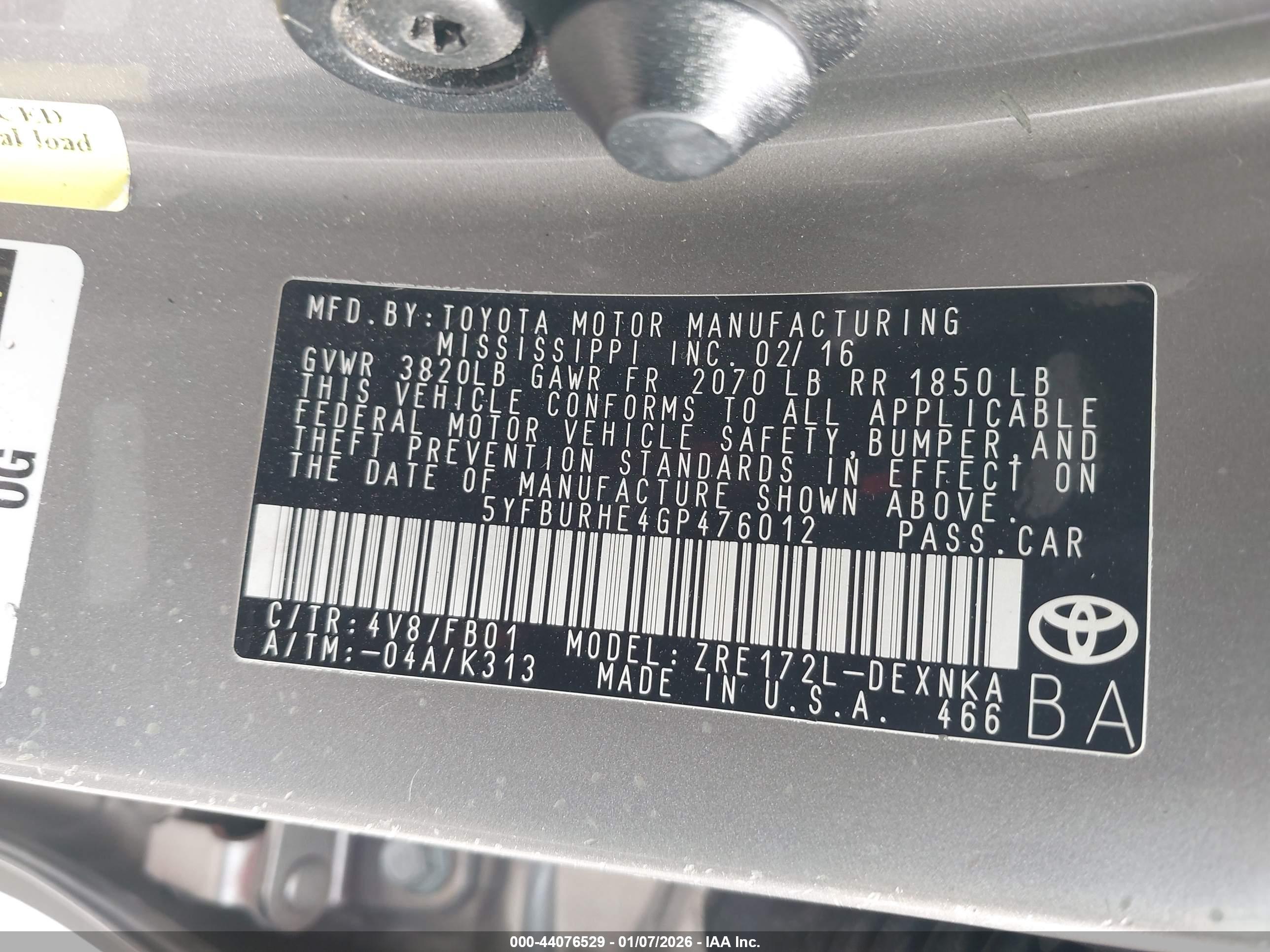 TOYOTA COROLLA image 9