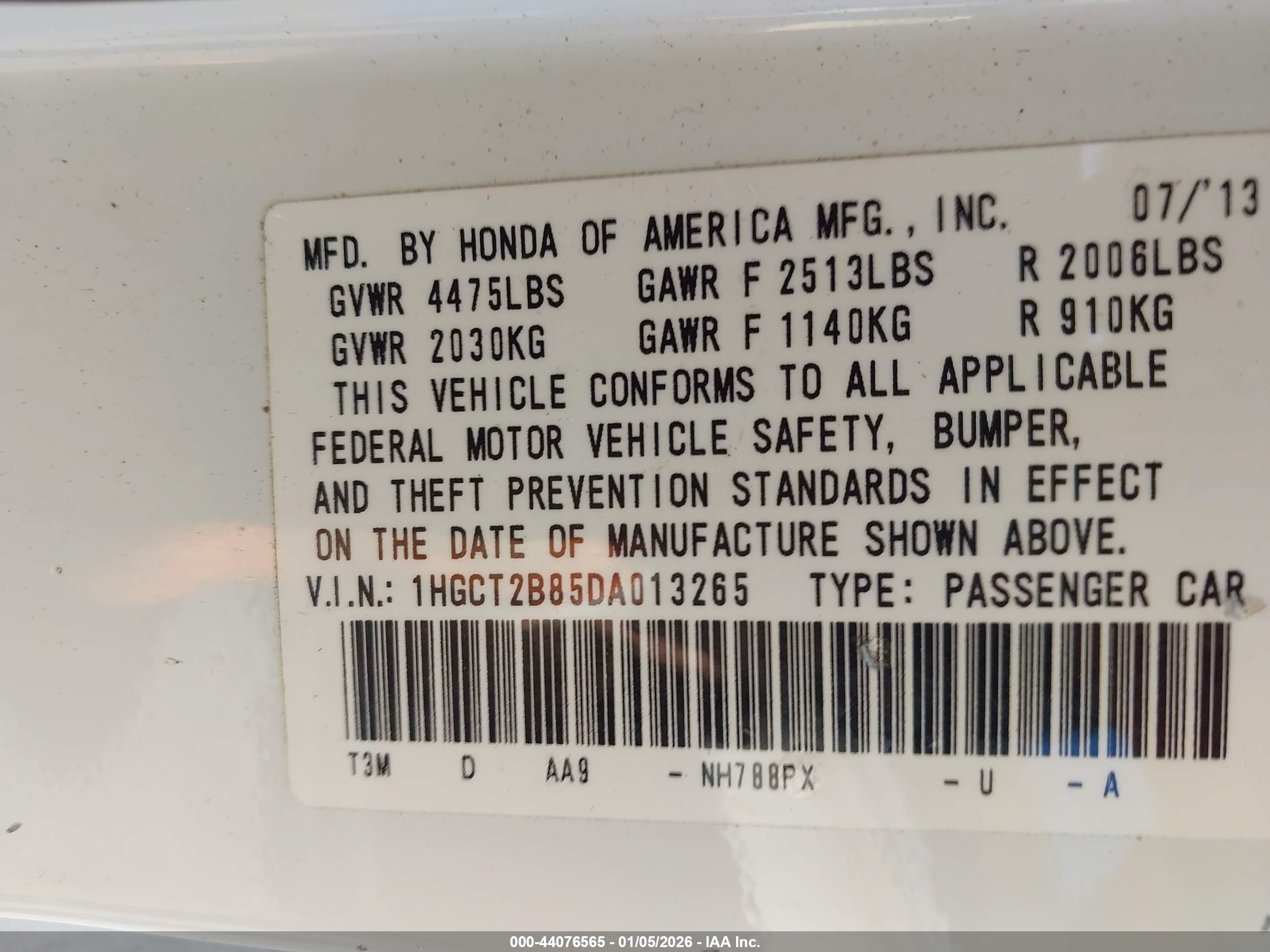 HONDA ACCORD image 9