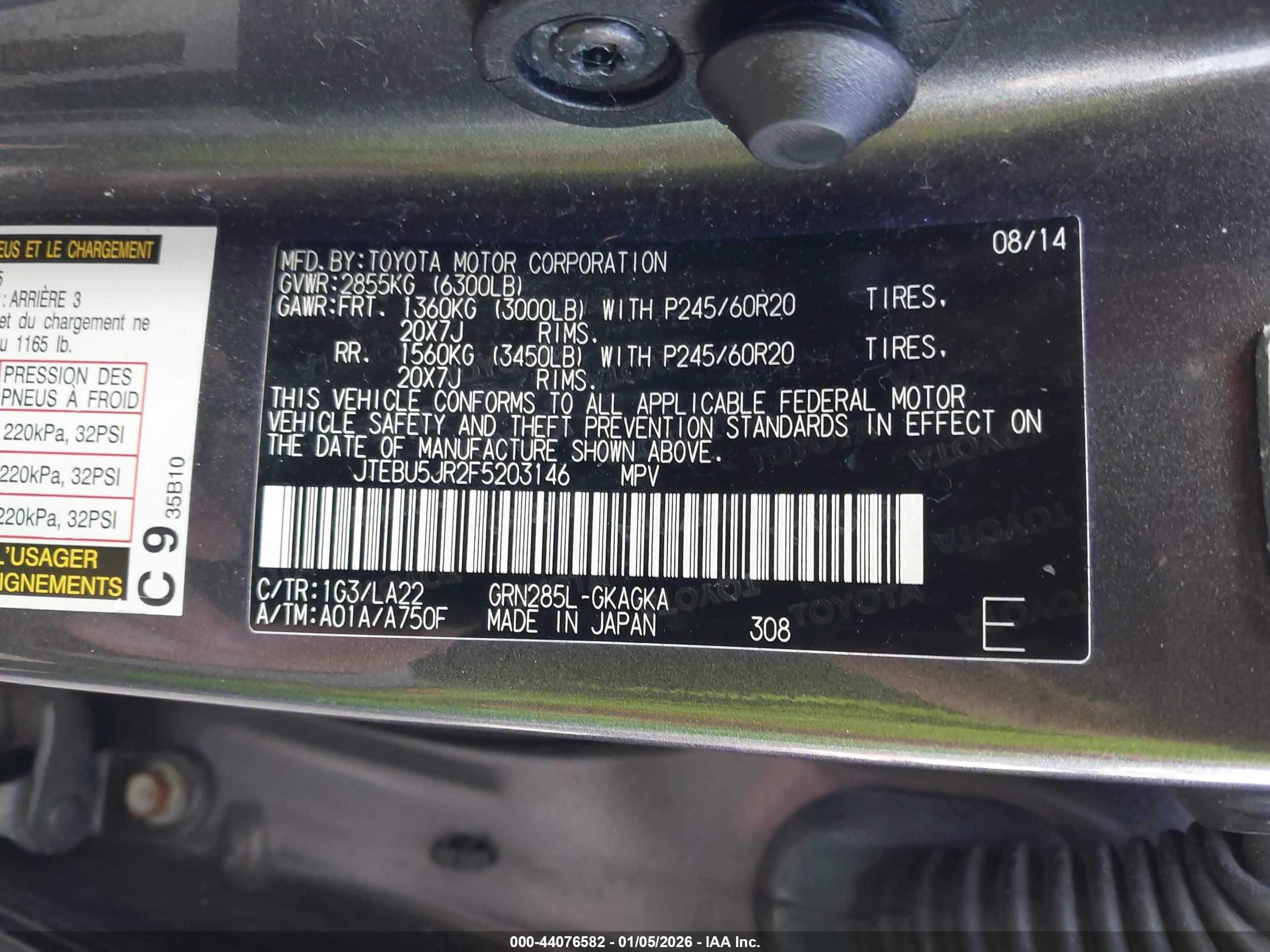 TOYOTA 4RUNNER image 9