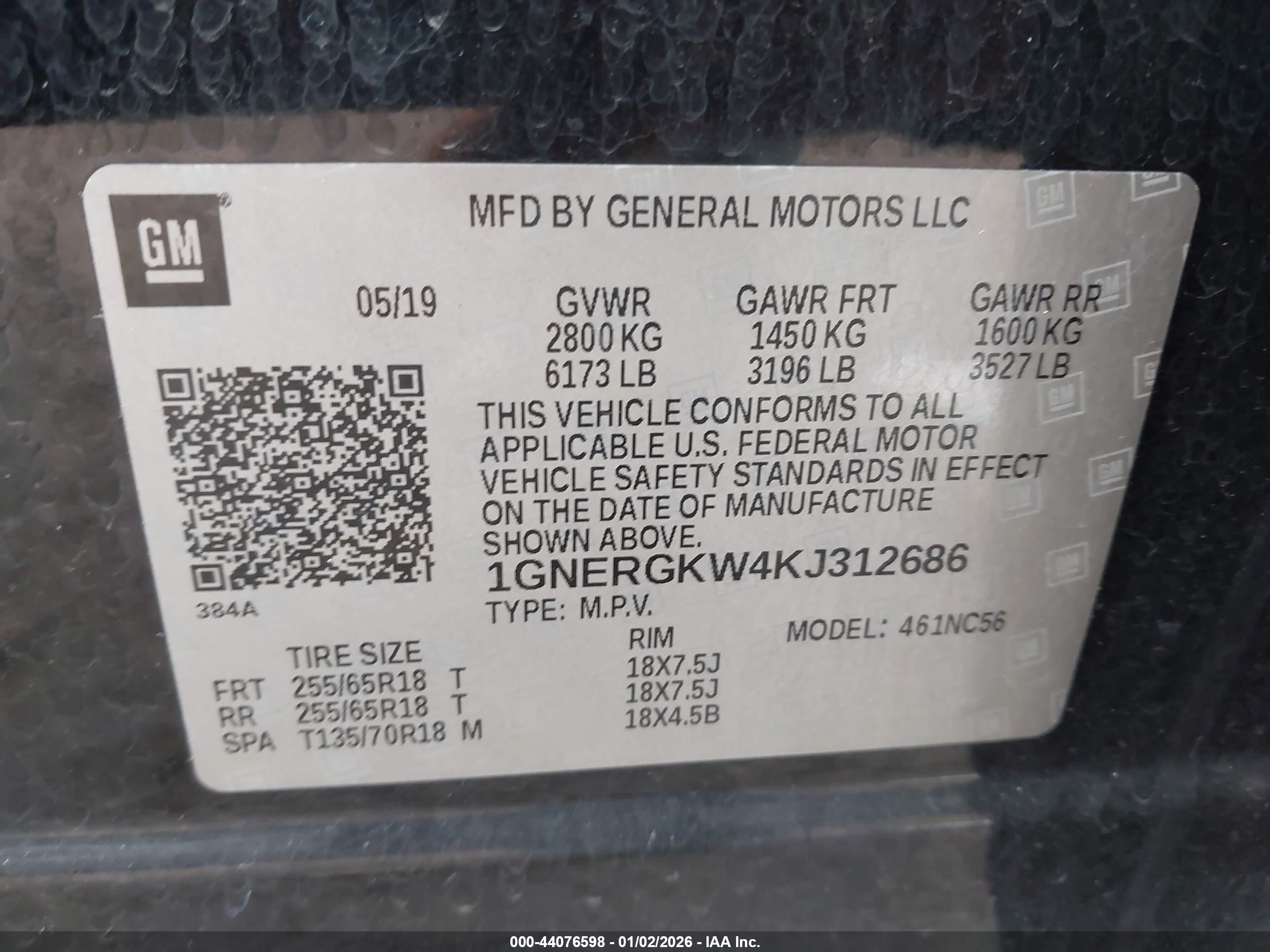 CHEVROLET TRAVERSE image 9