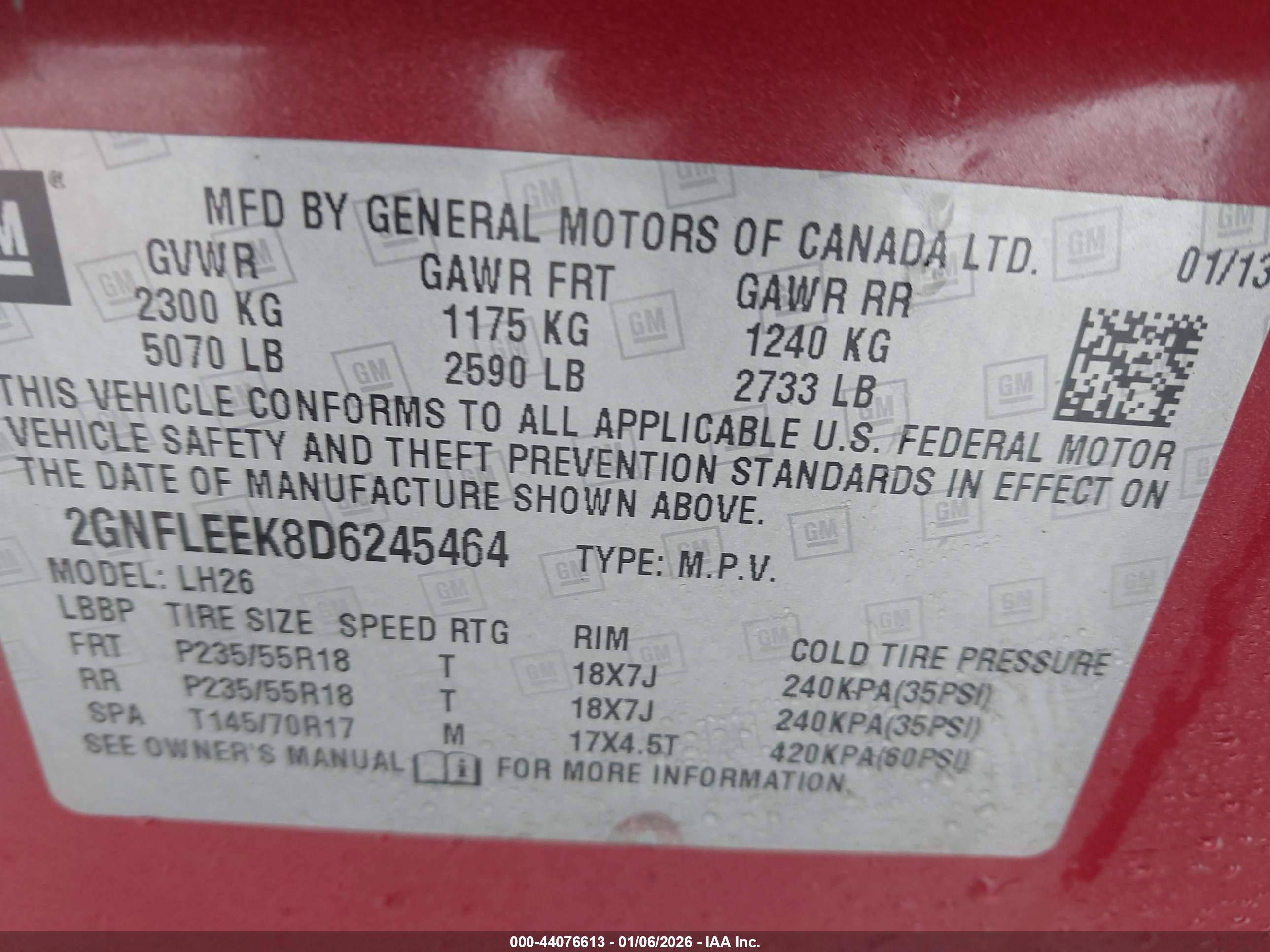 CHEVROLET EQUINOX image 9