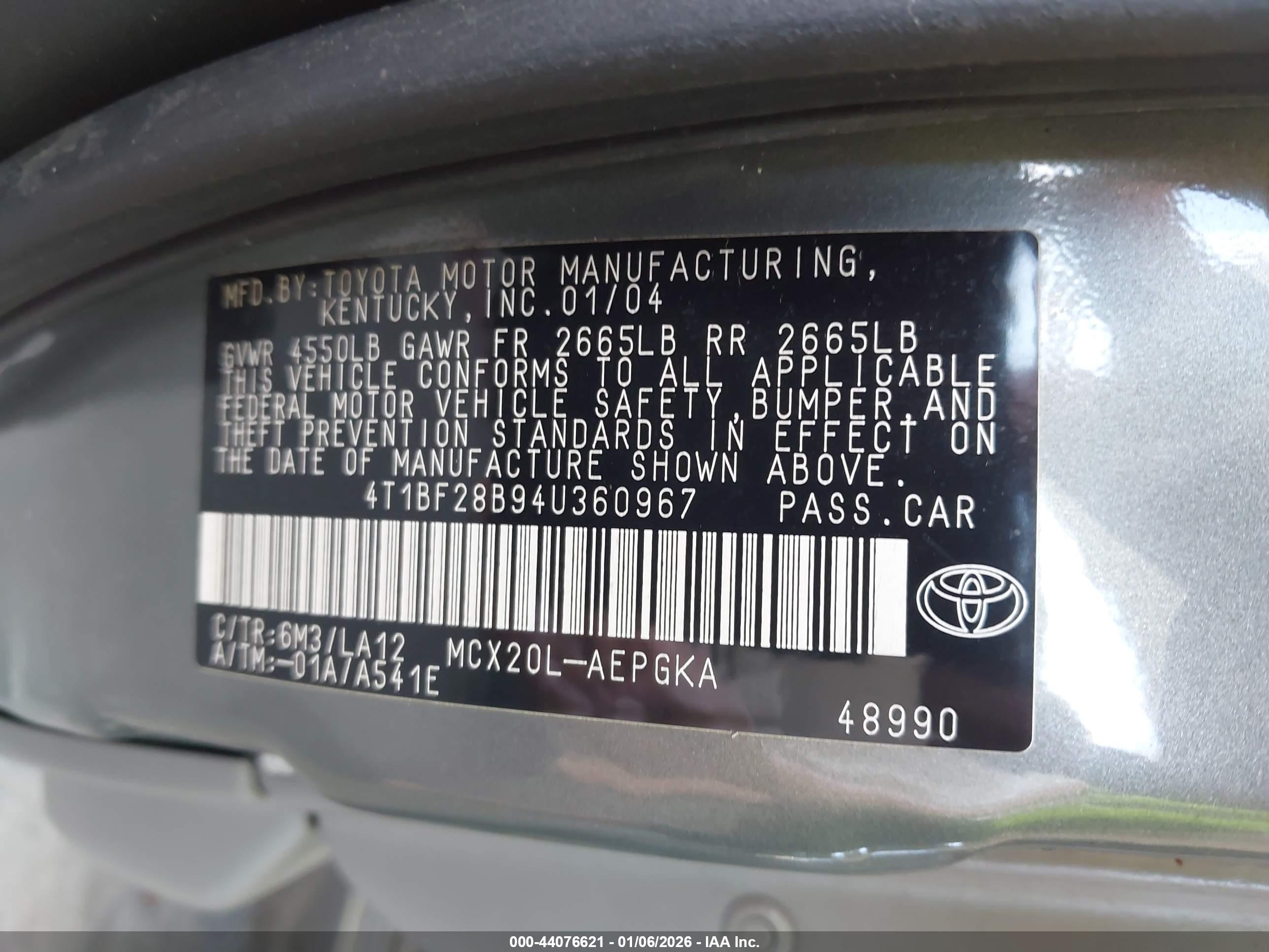 TOYOTA AVALON image 9