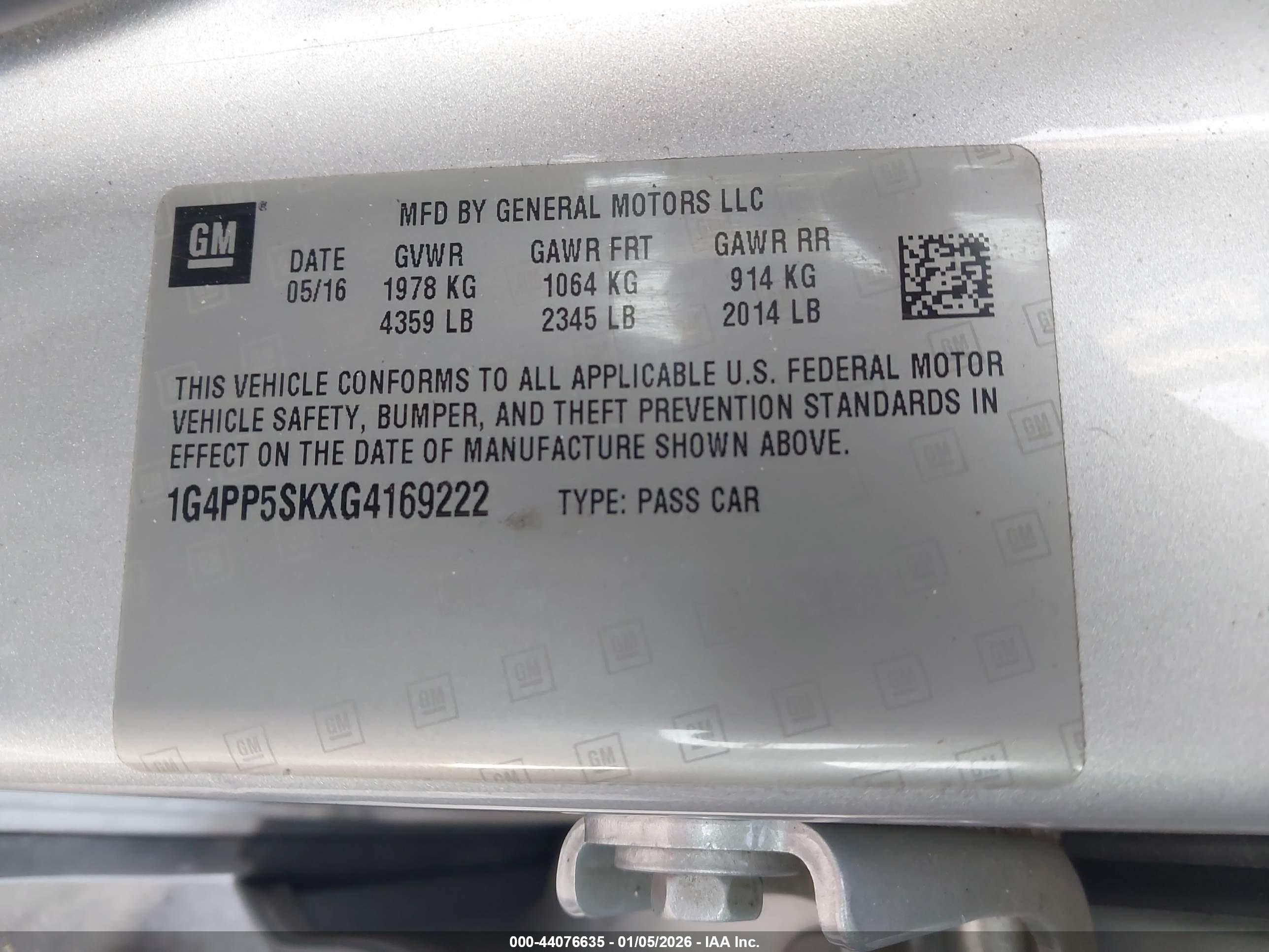BUICK VERANO image 9