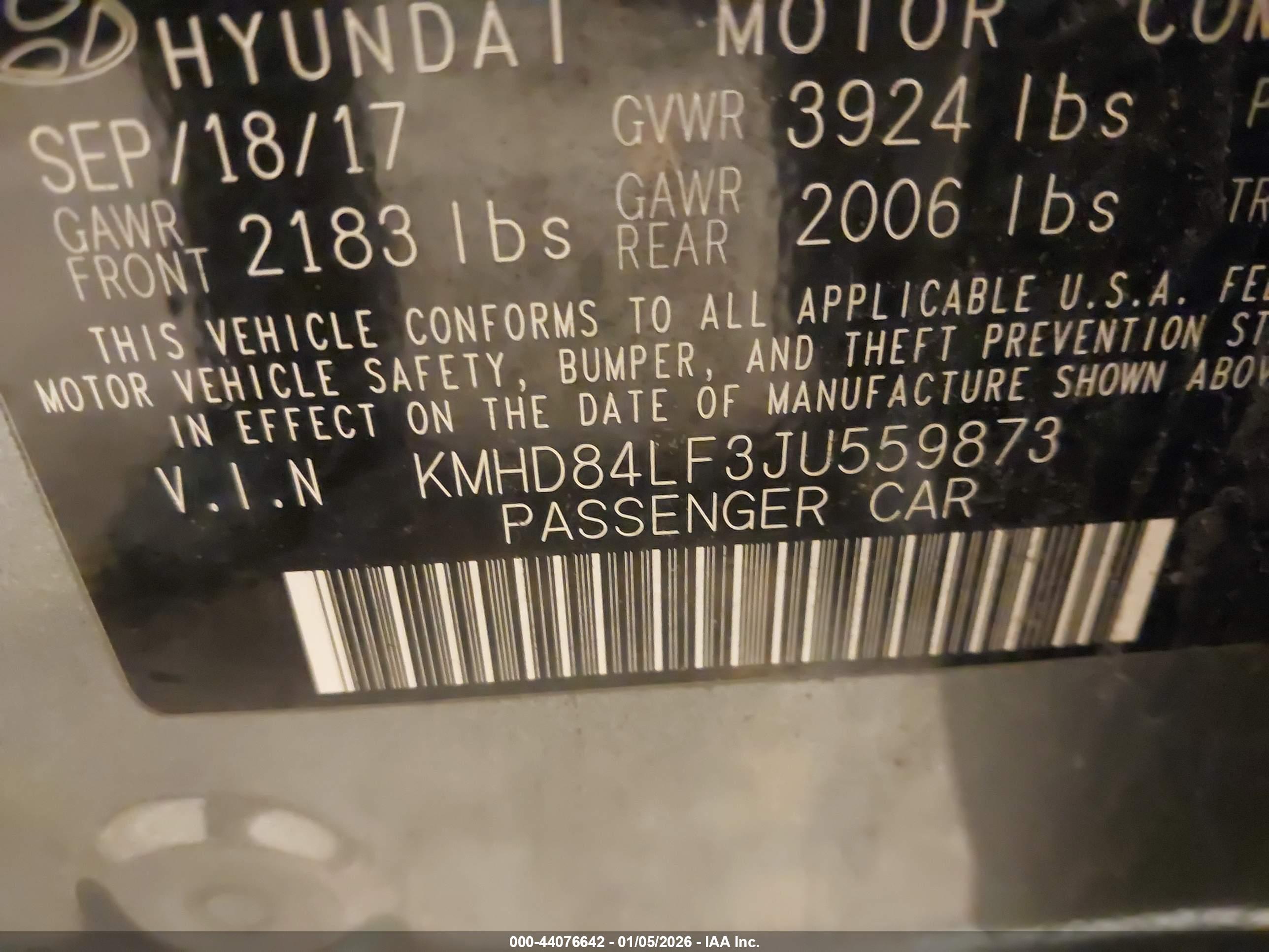 HYUNDAI ELANTRA image 9