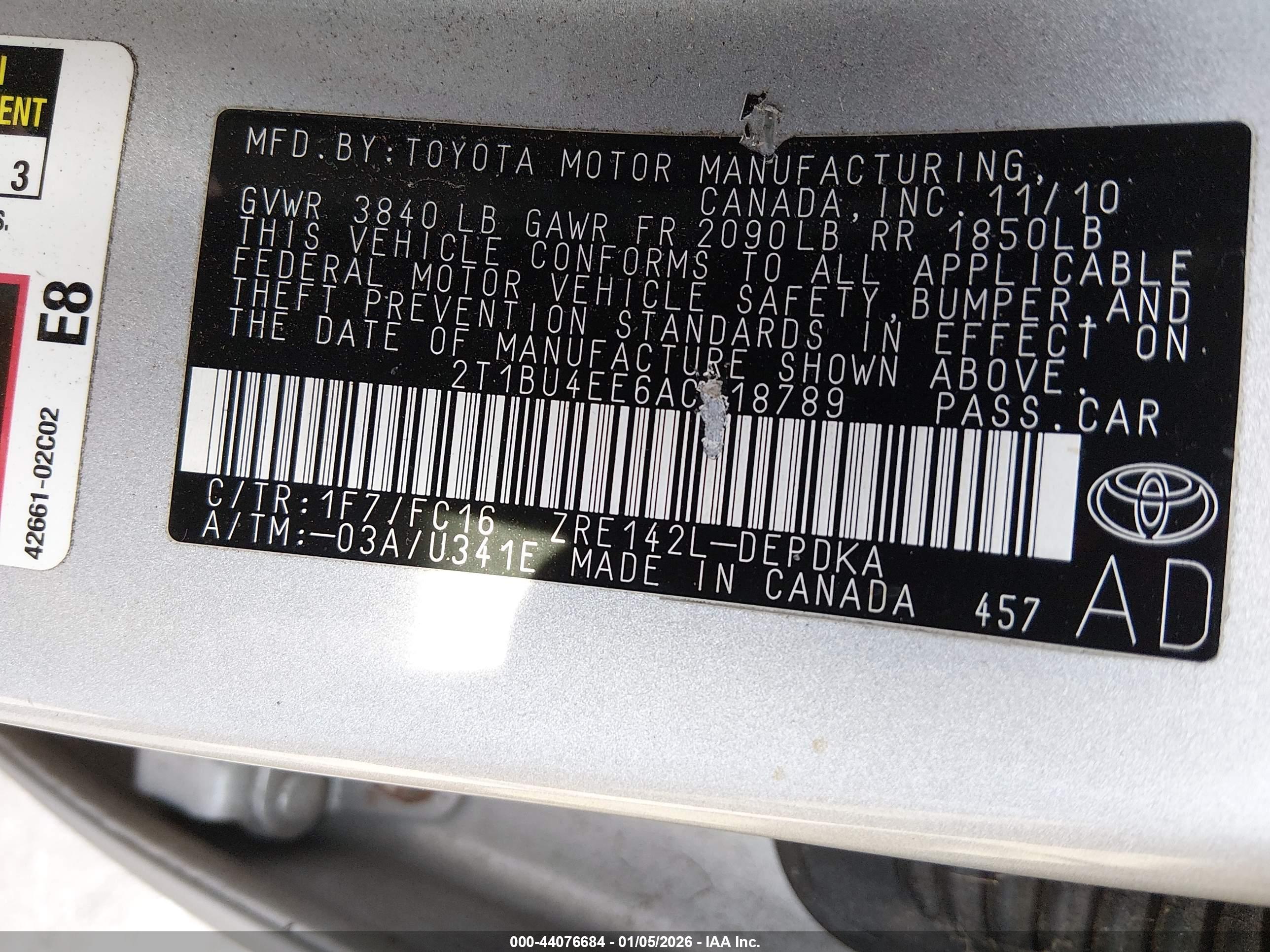 TOYOTA COROLLA image 9