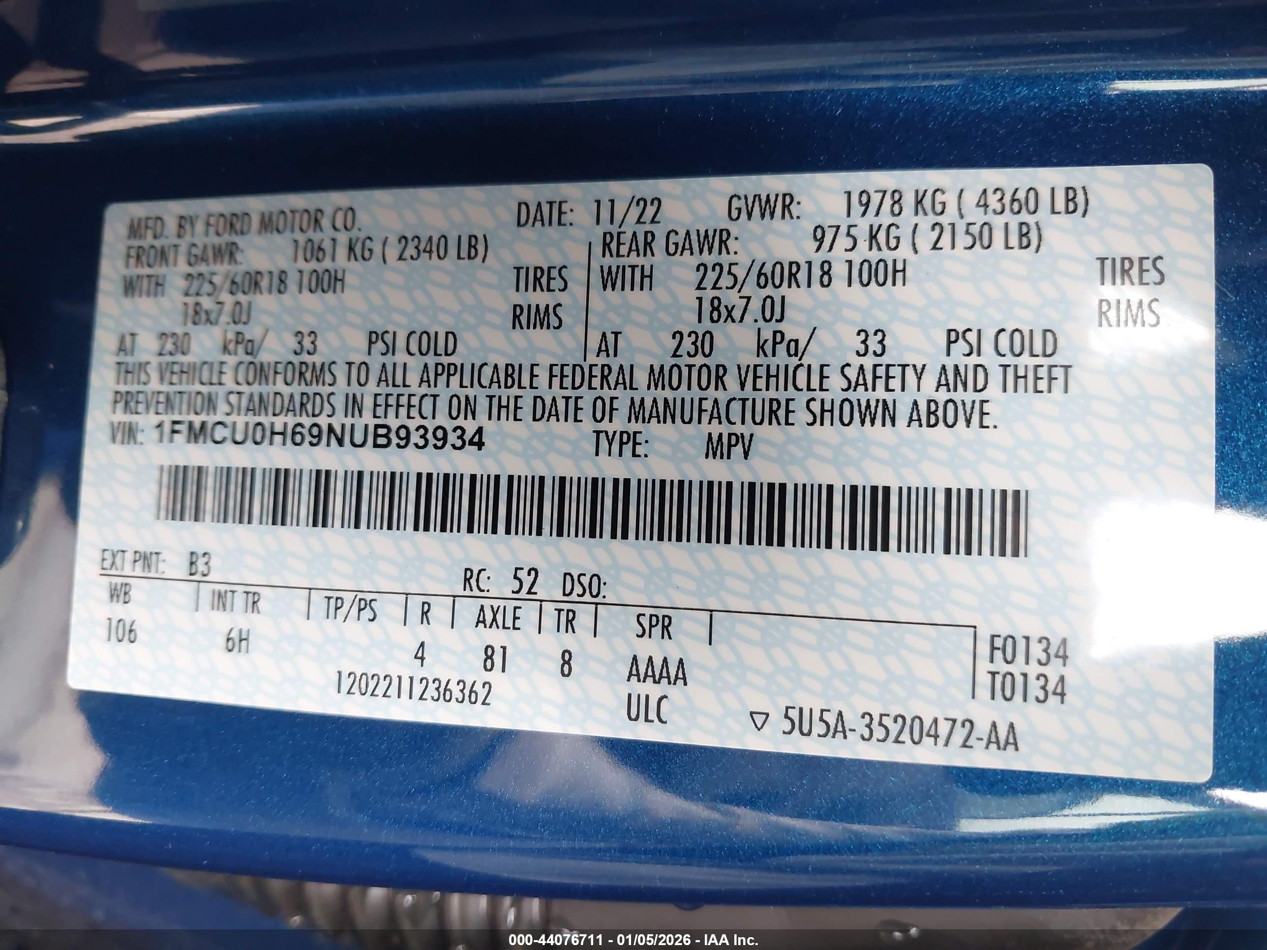 FORD ESCAPE image 9