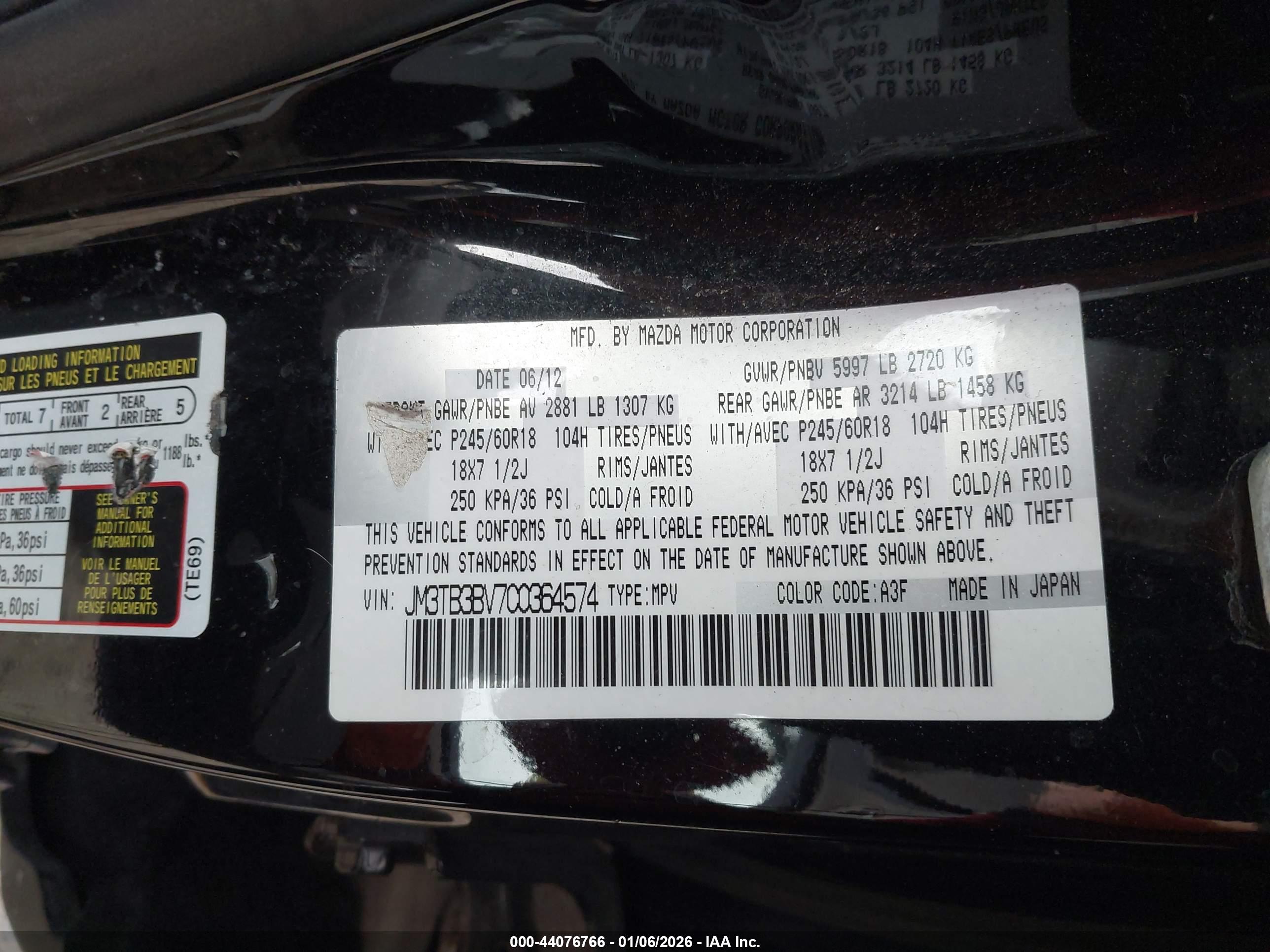 MAZDA CX-9 image 9