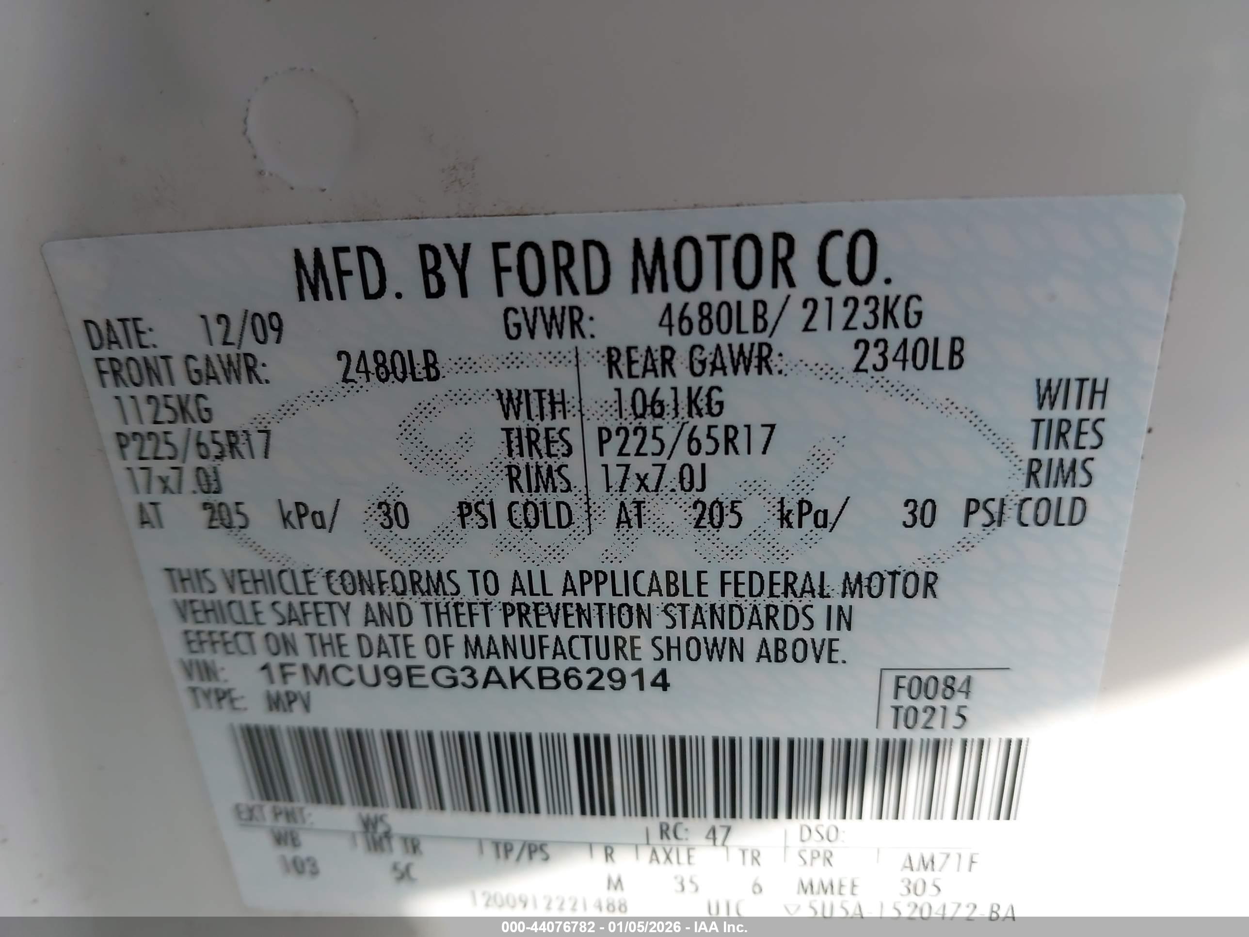 FORD ESCAPE image 9