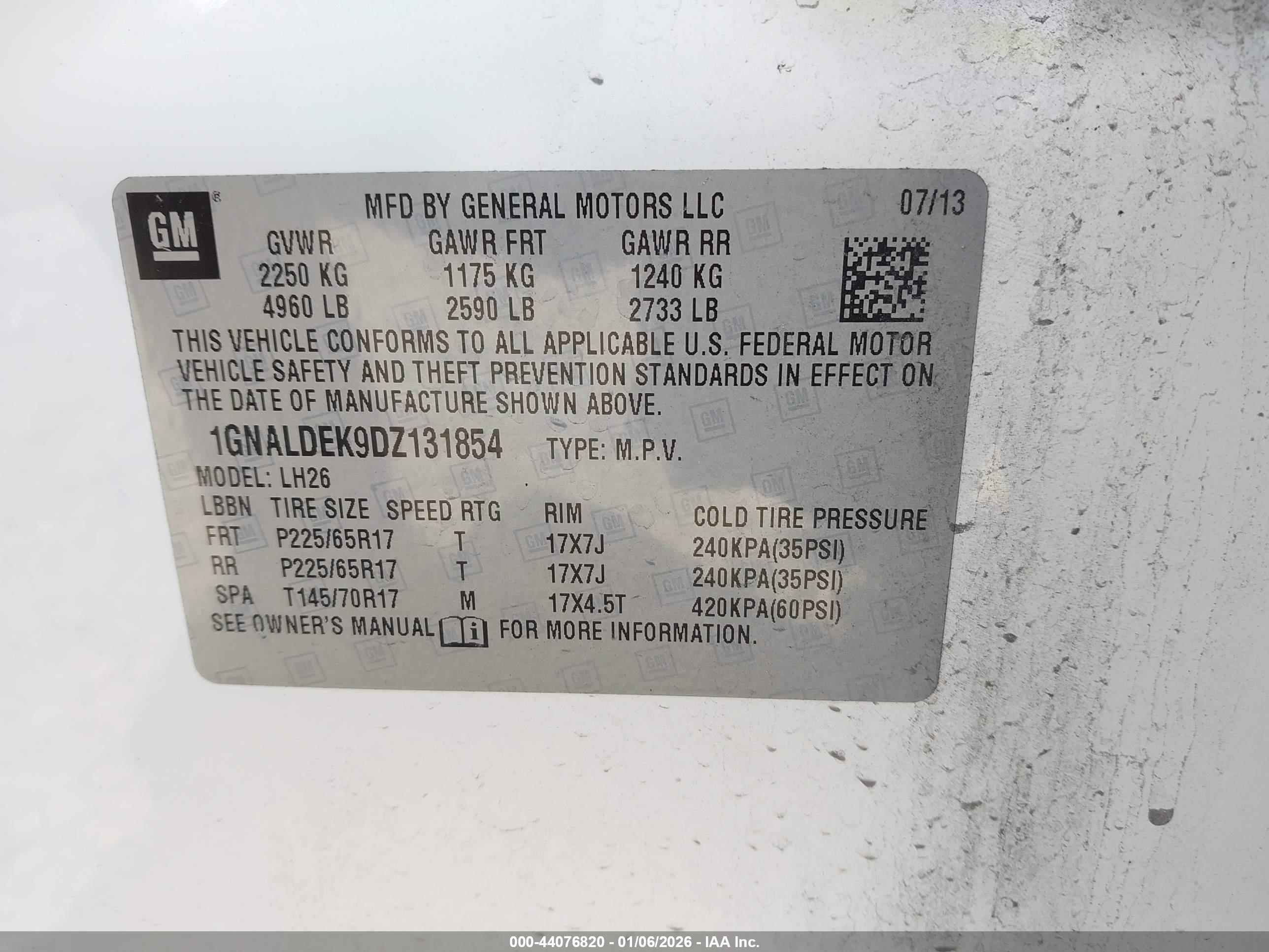 CHEVROLET EQUINOX image 9