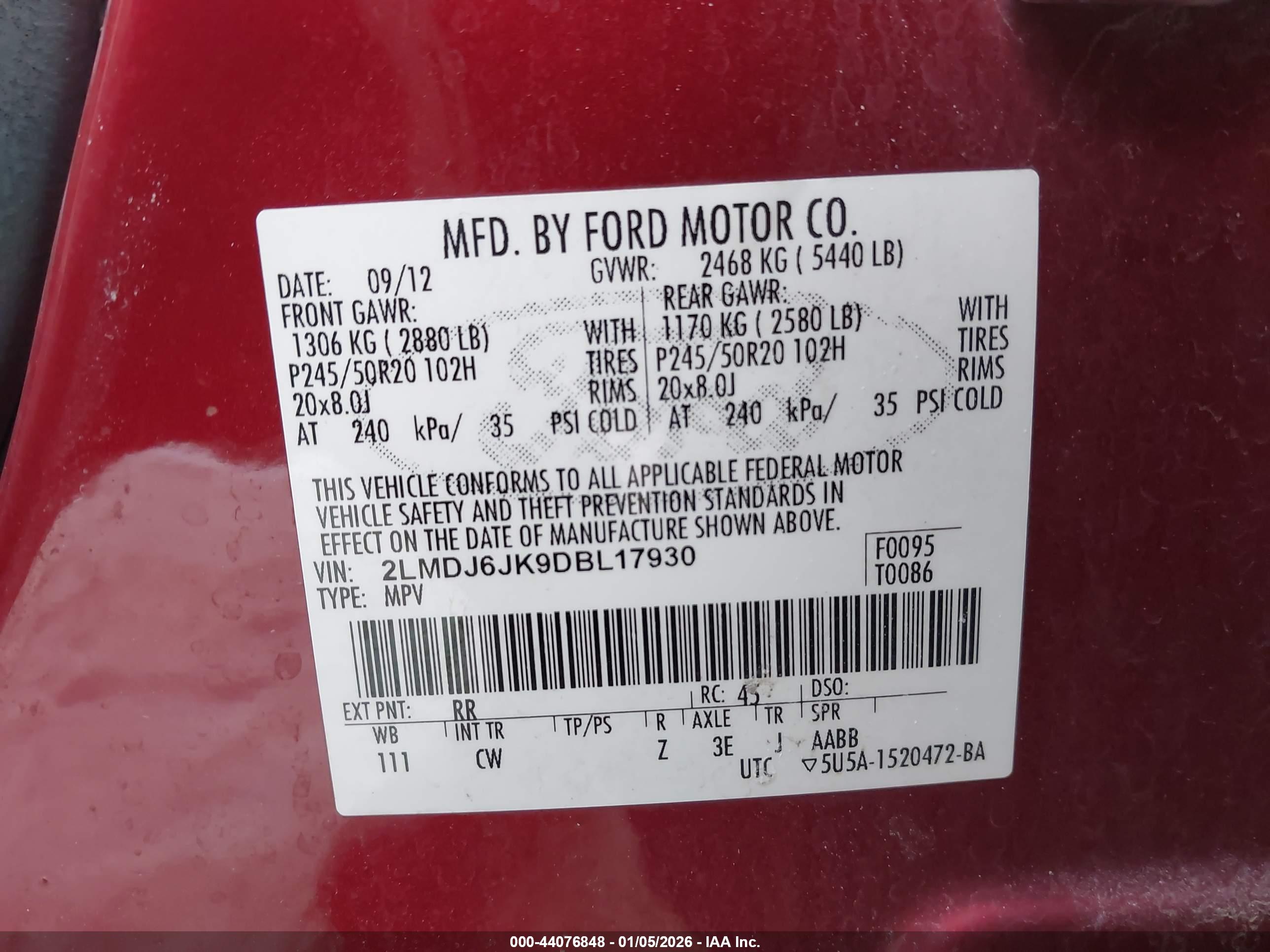 LINCOLN MKX image 9