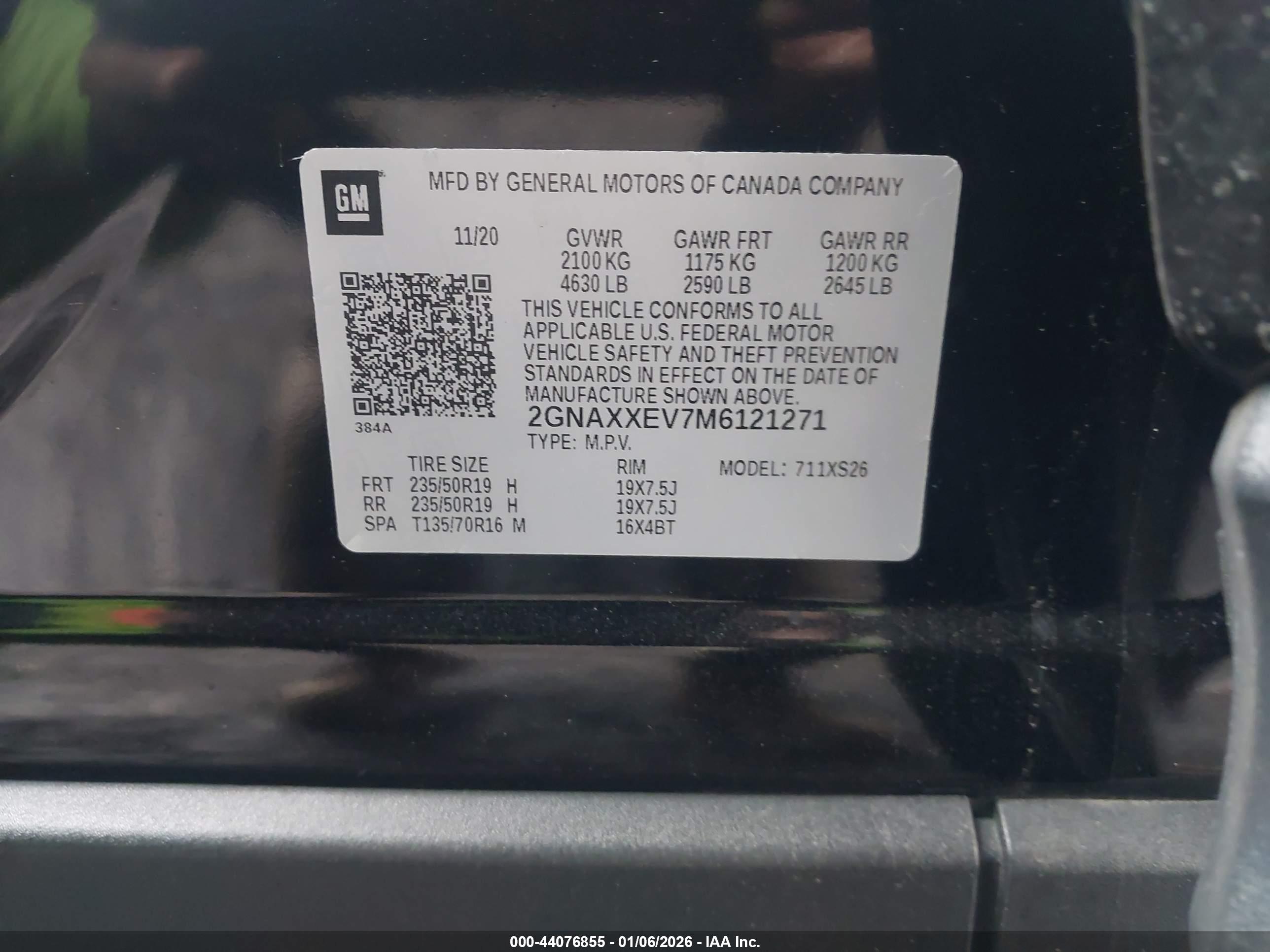 CHEVROLET EQUINOX image 9