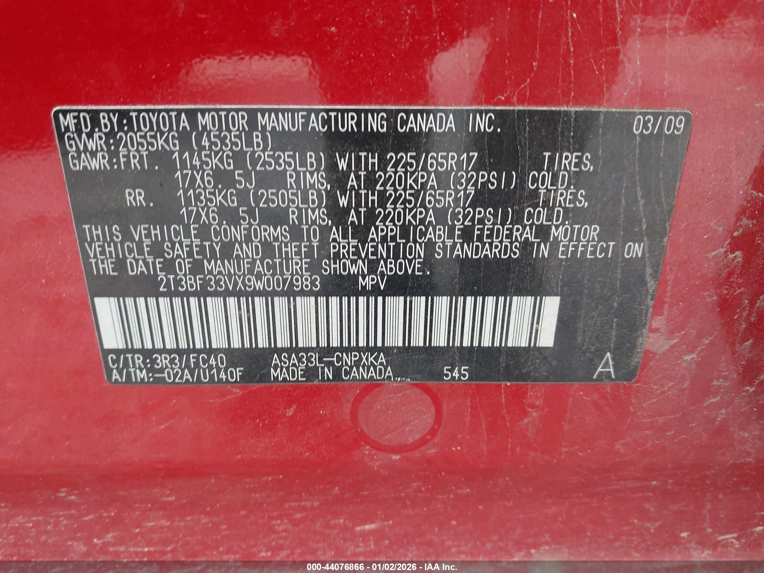 TOYOTA RAV4 image 9