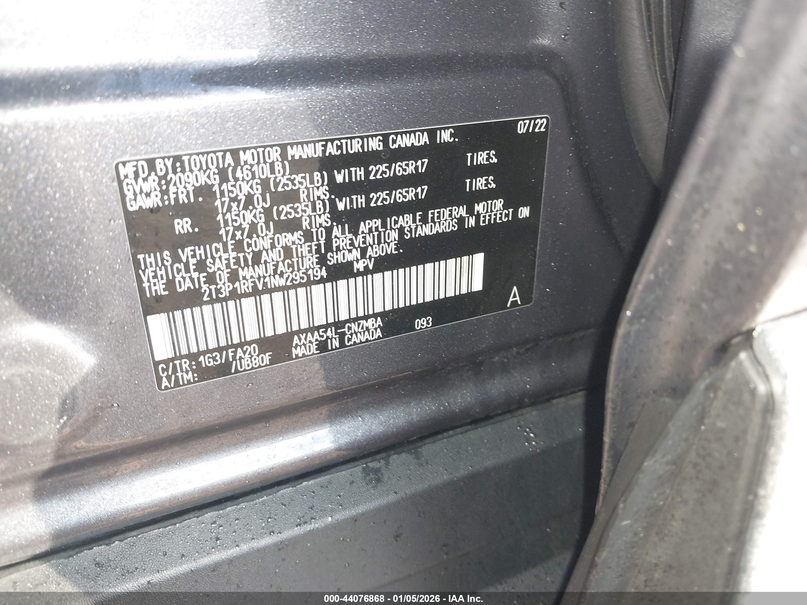 TOYOTA RAV4 image 9