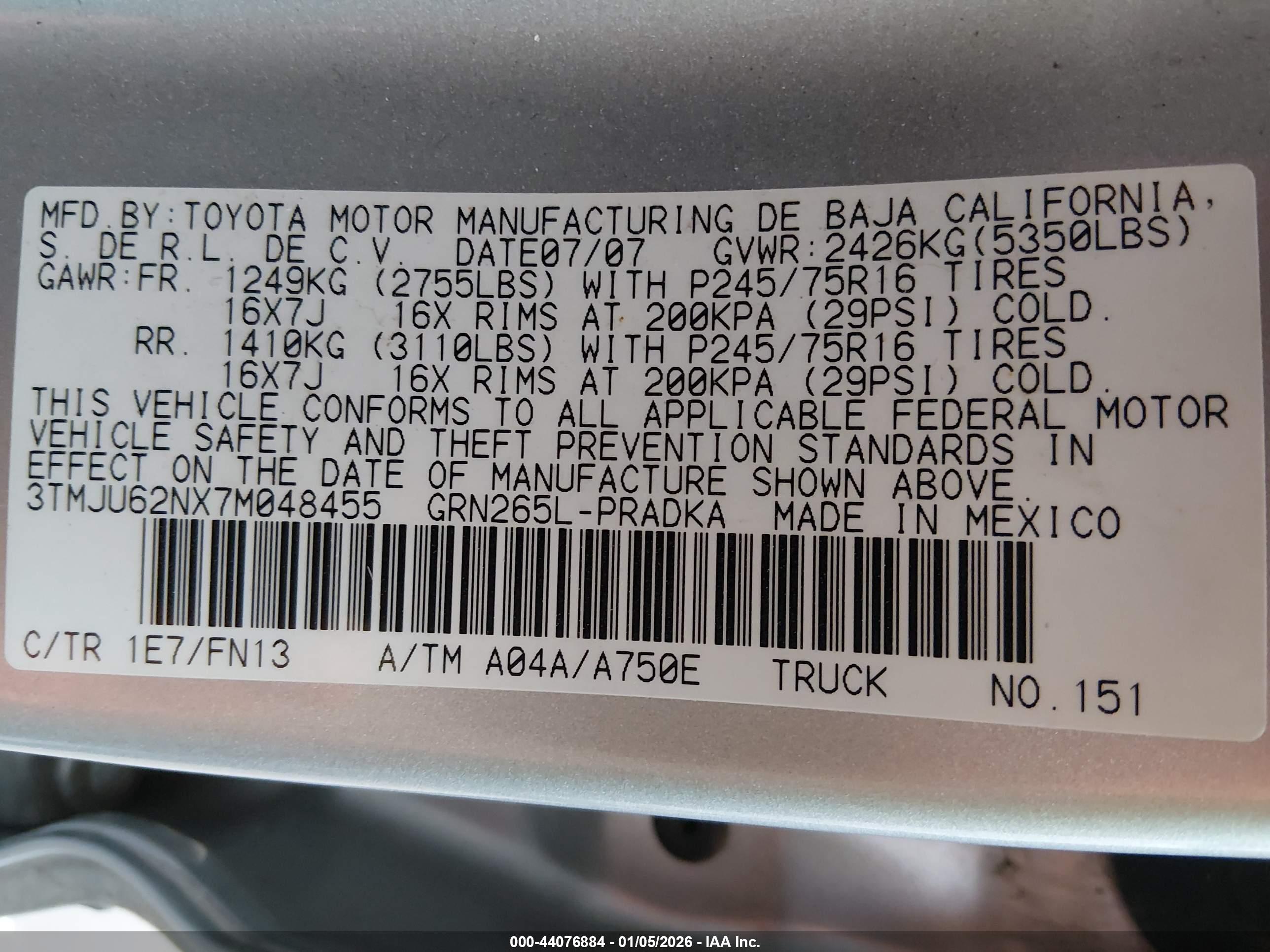 TOYOTA TACOMA image 9