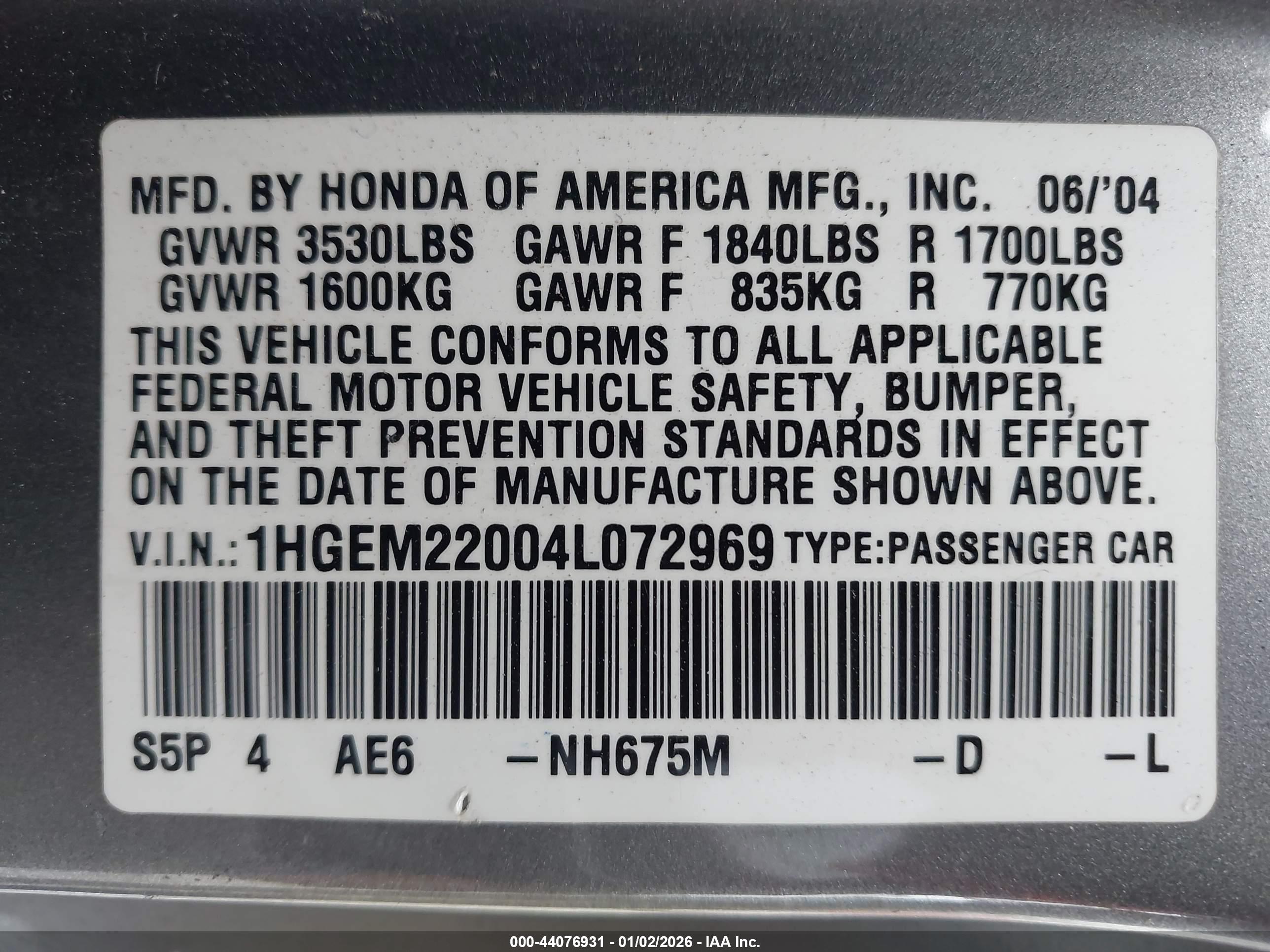 HONDA CIVIC image 9