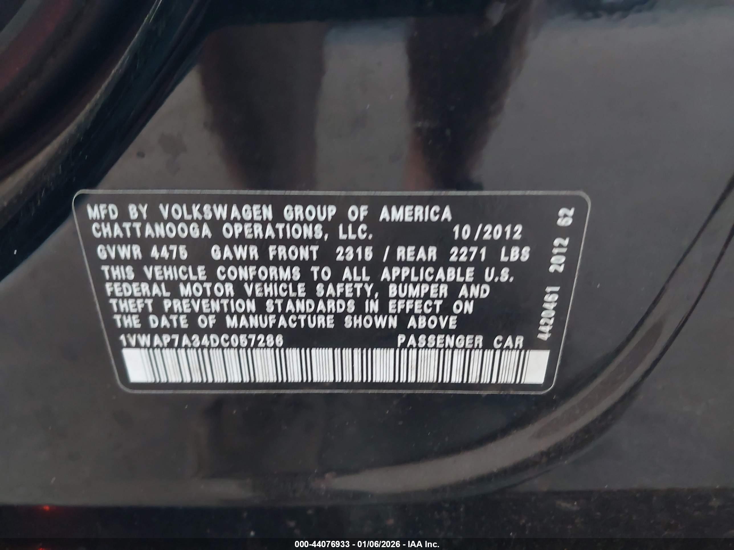 VOLKSWAGEN PASSAT image 9