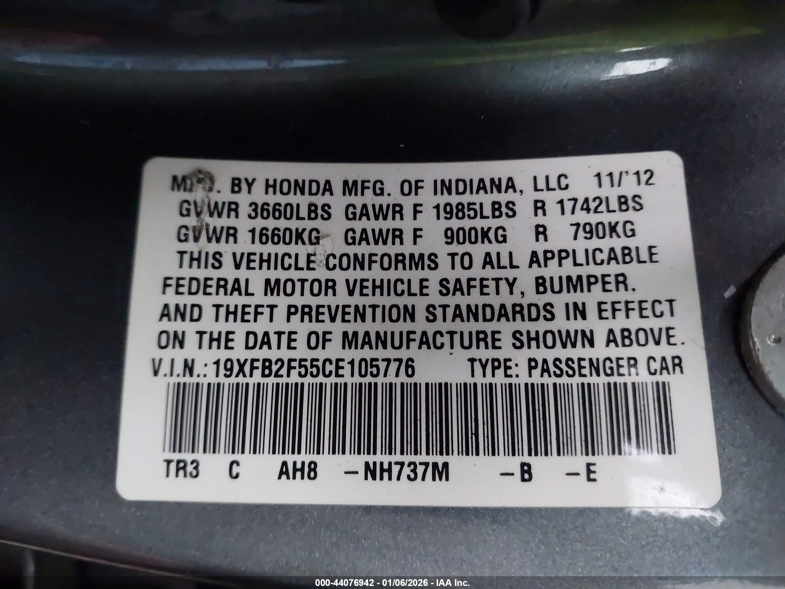 HONDA CIVIC image 9