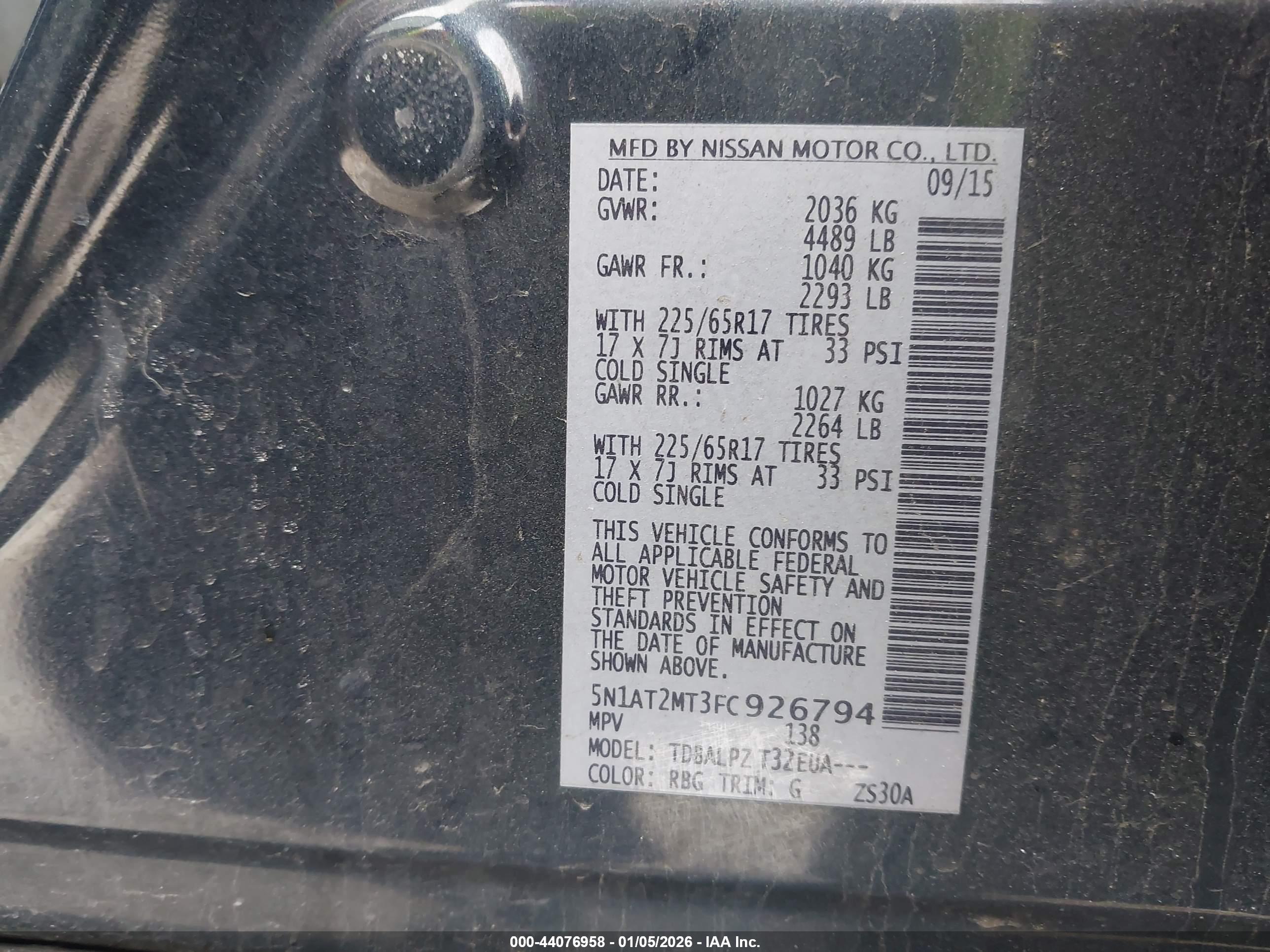 NISSAN ROGUE image 9