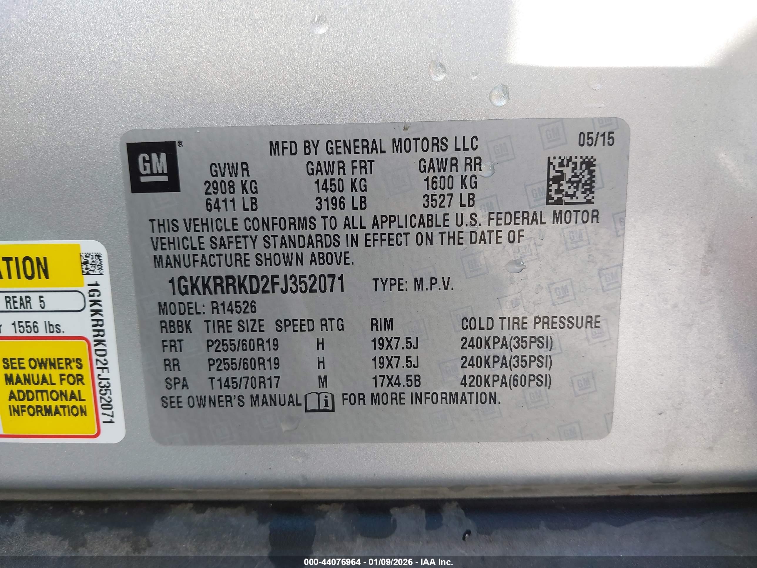 GMC ACADIA image 9