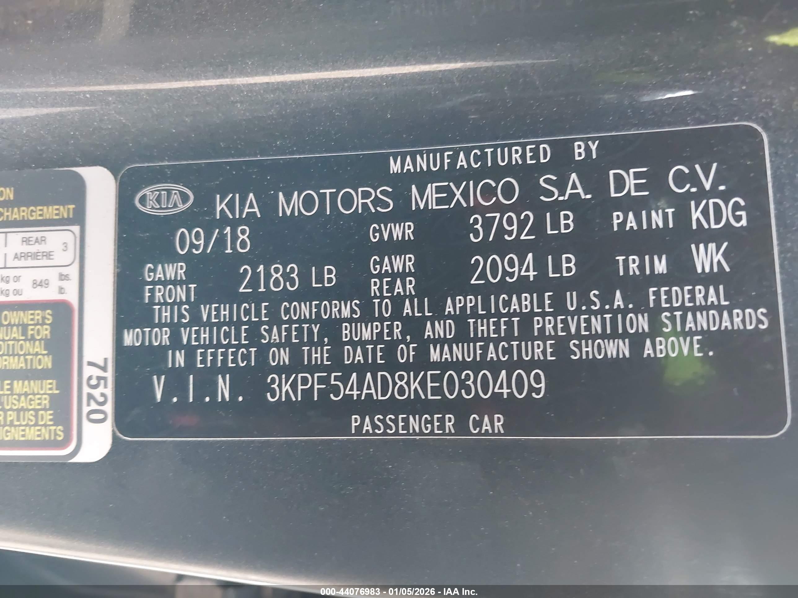 KIA FORTE image 9