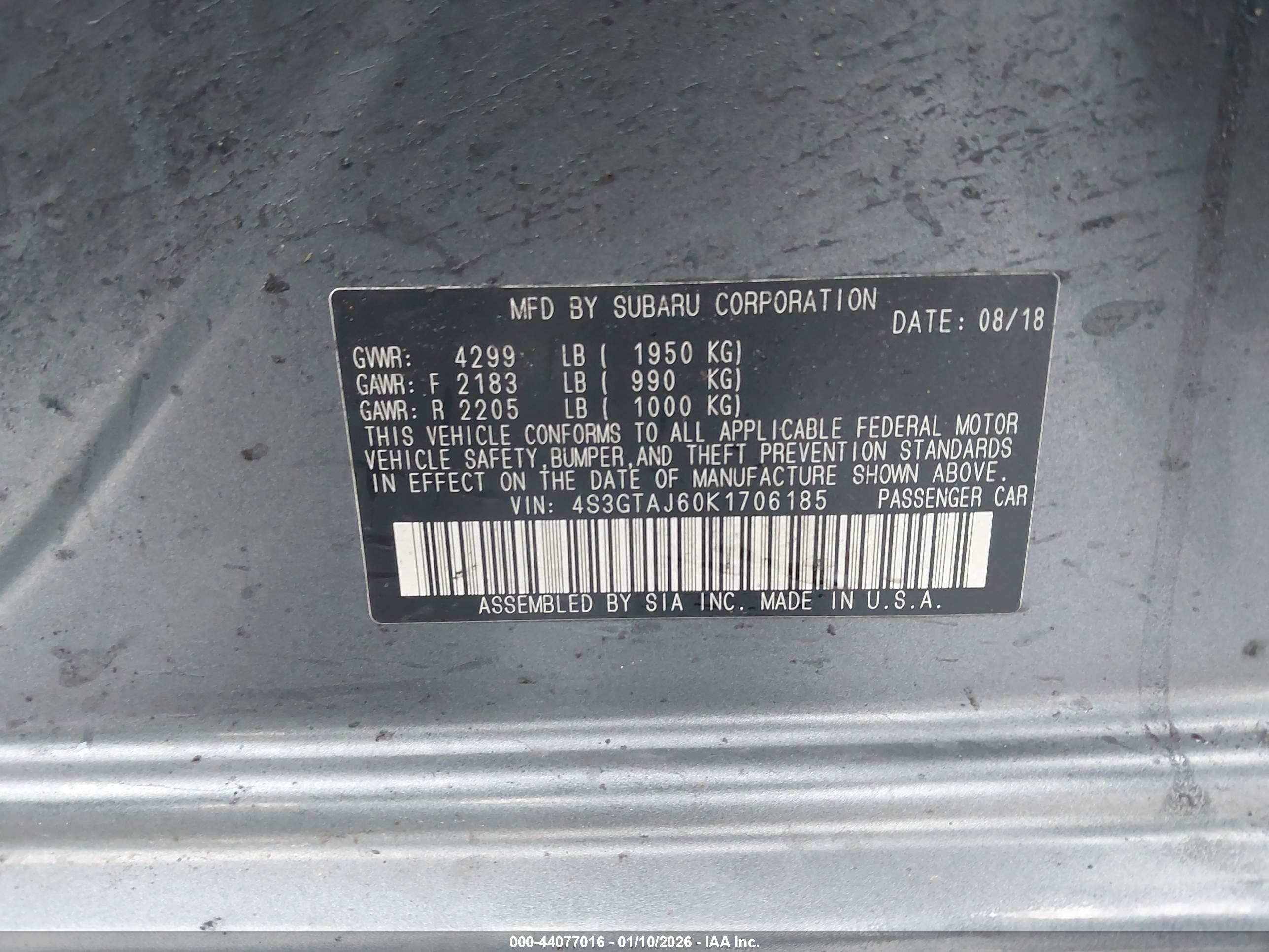 SUBARU IMPREZA image 9