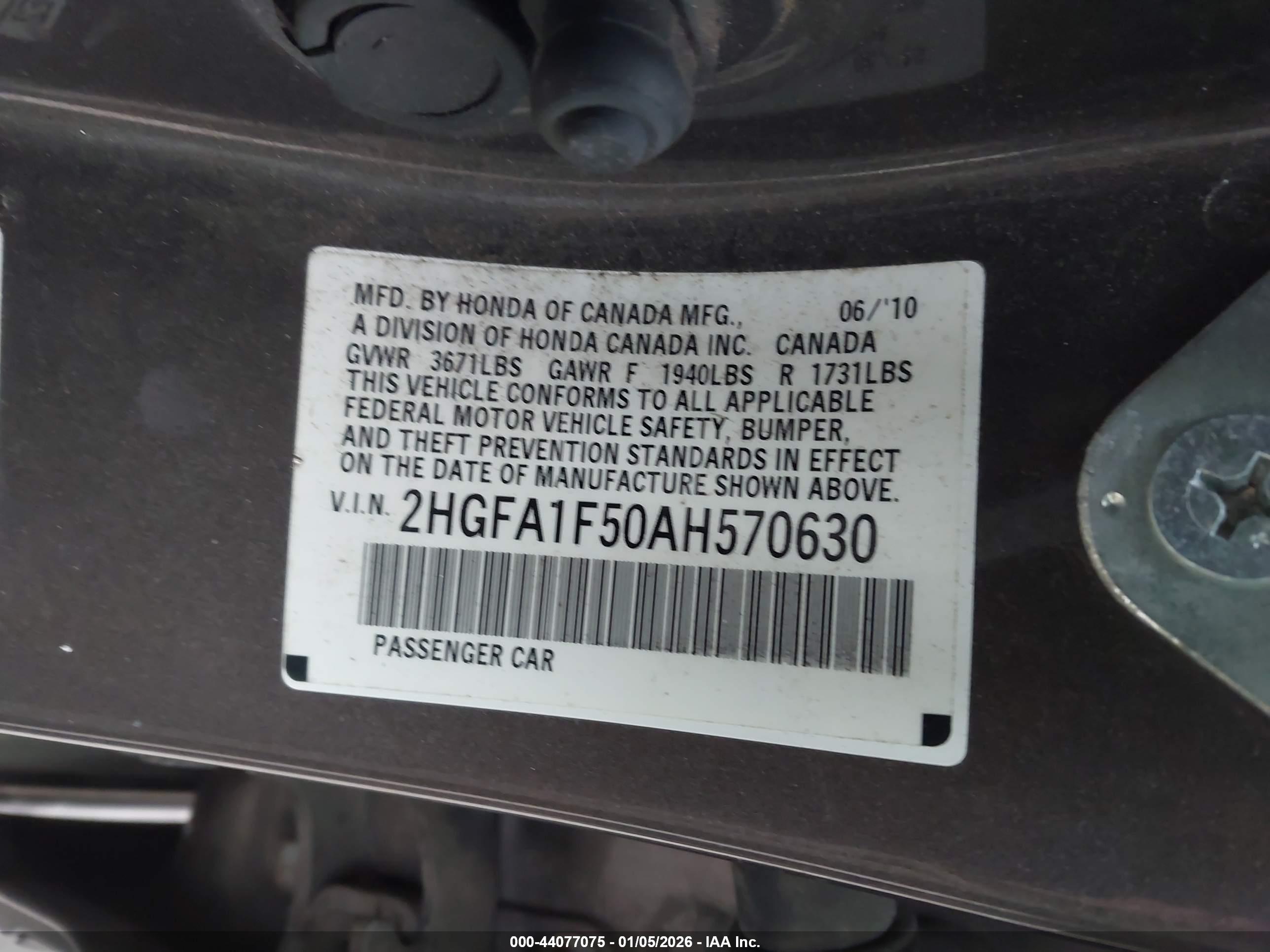 HONDA CIVIC image 9
