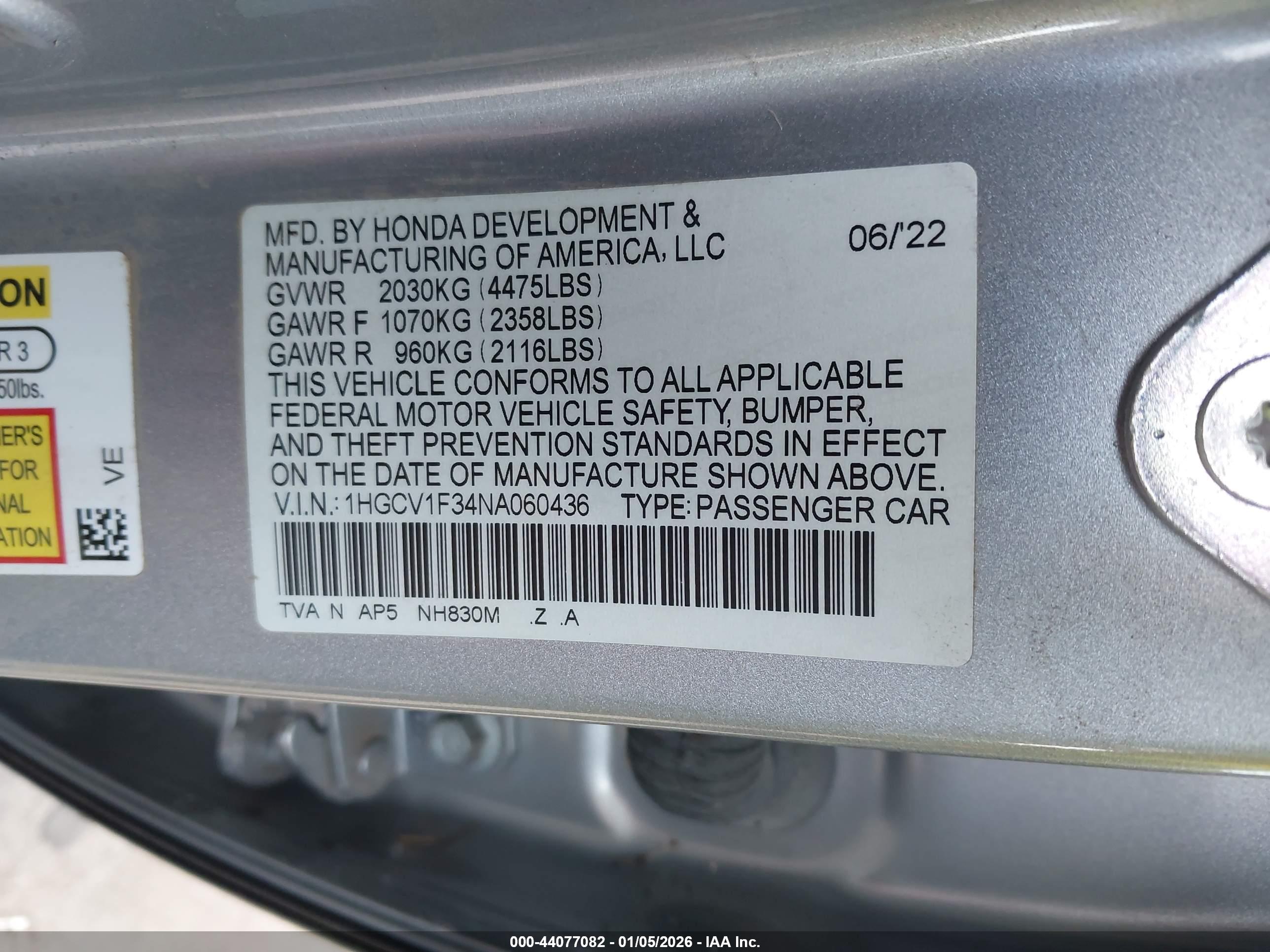 HONDA ACCORD image 9