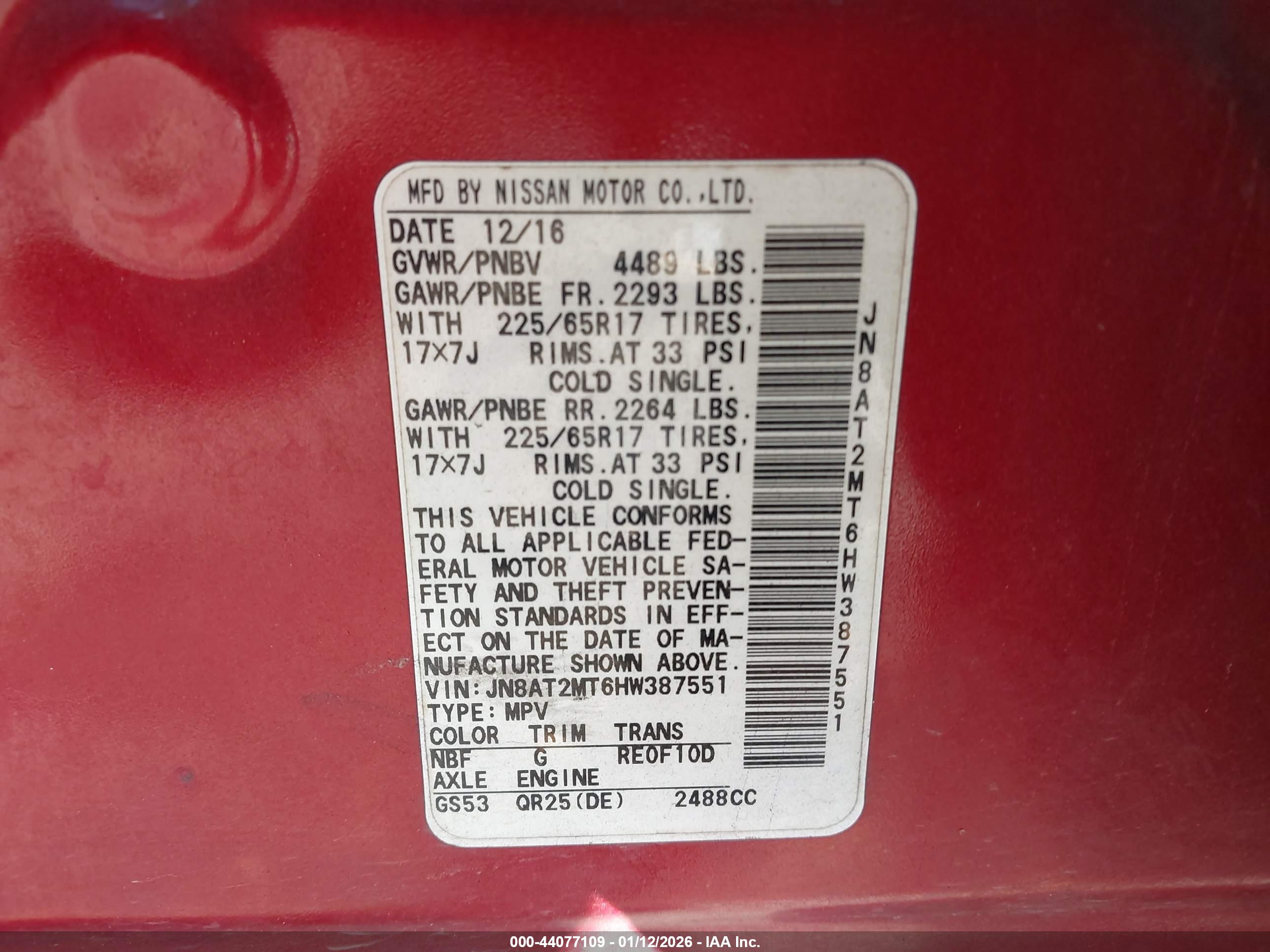 NISSAN ROGUE image 9