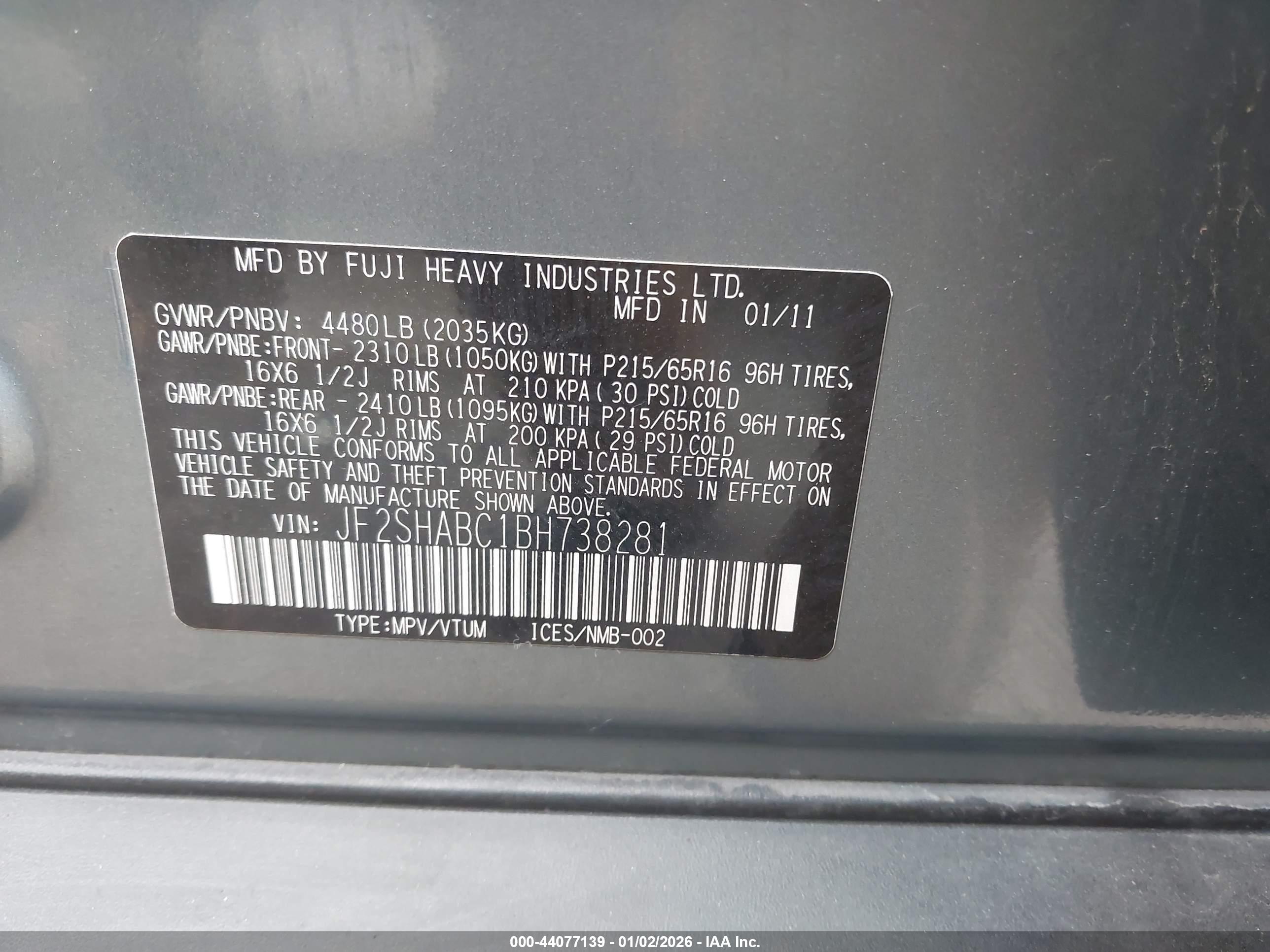 SUBARU FORESTER image 9