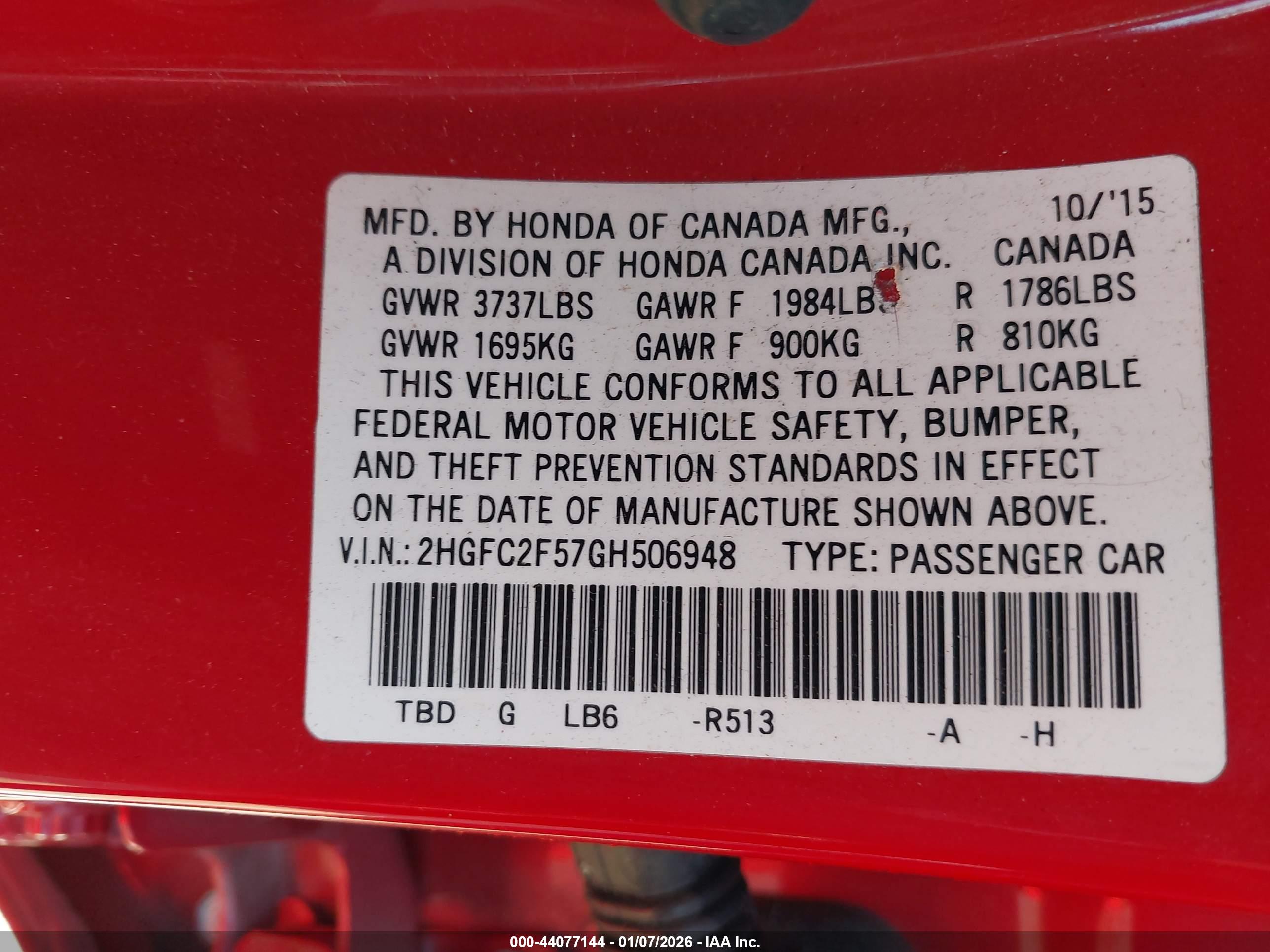 HONDA CIVIC image 9