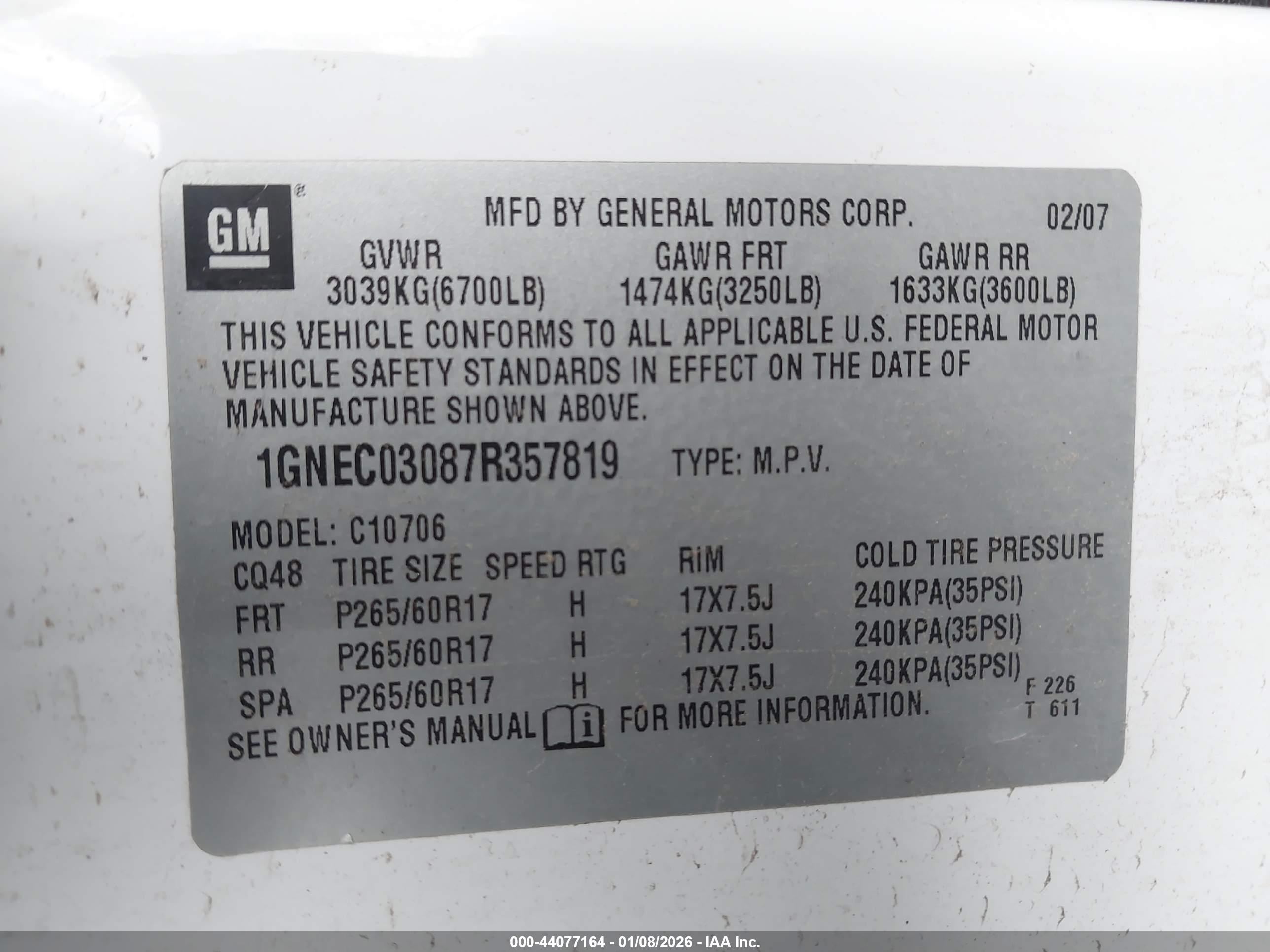 CHEVROLET TAHOE image 9