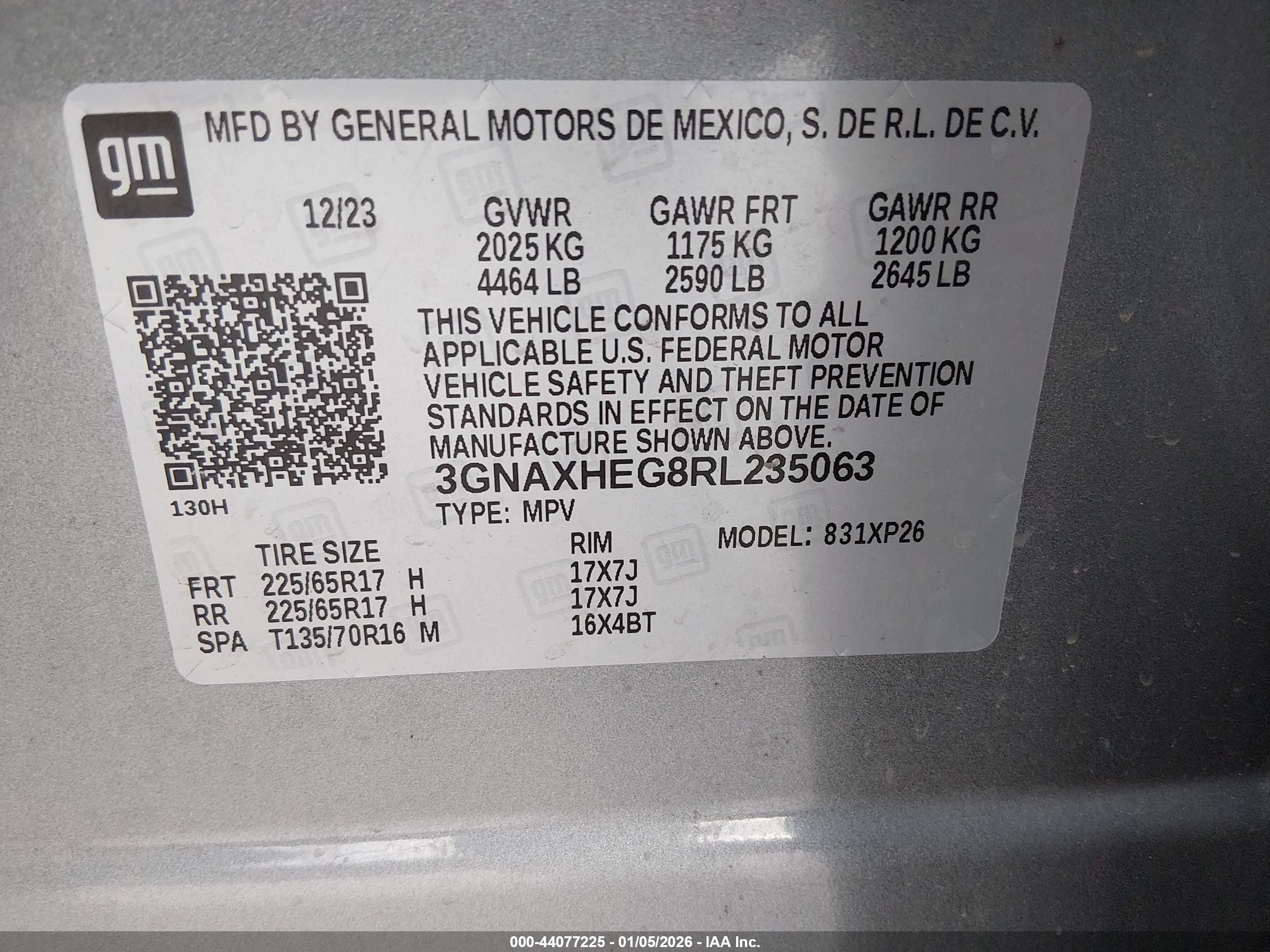 CHEVROLET EQUINOX image 9