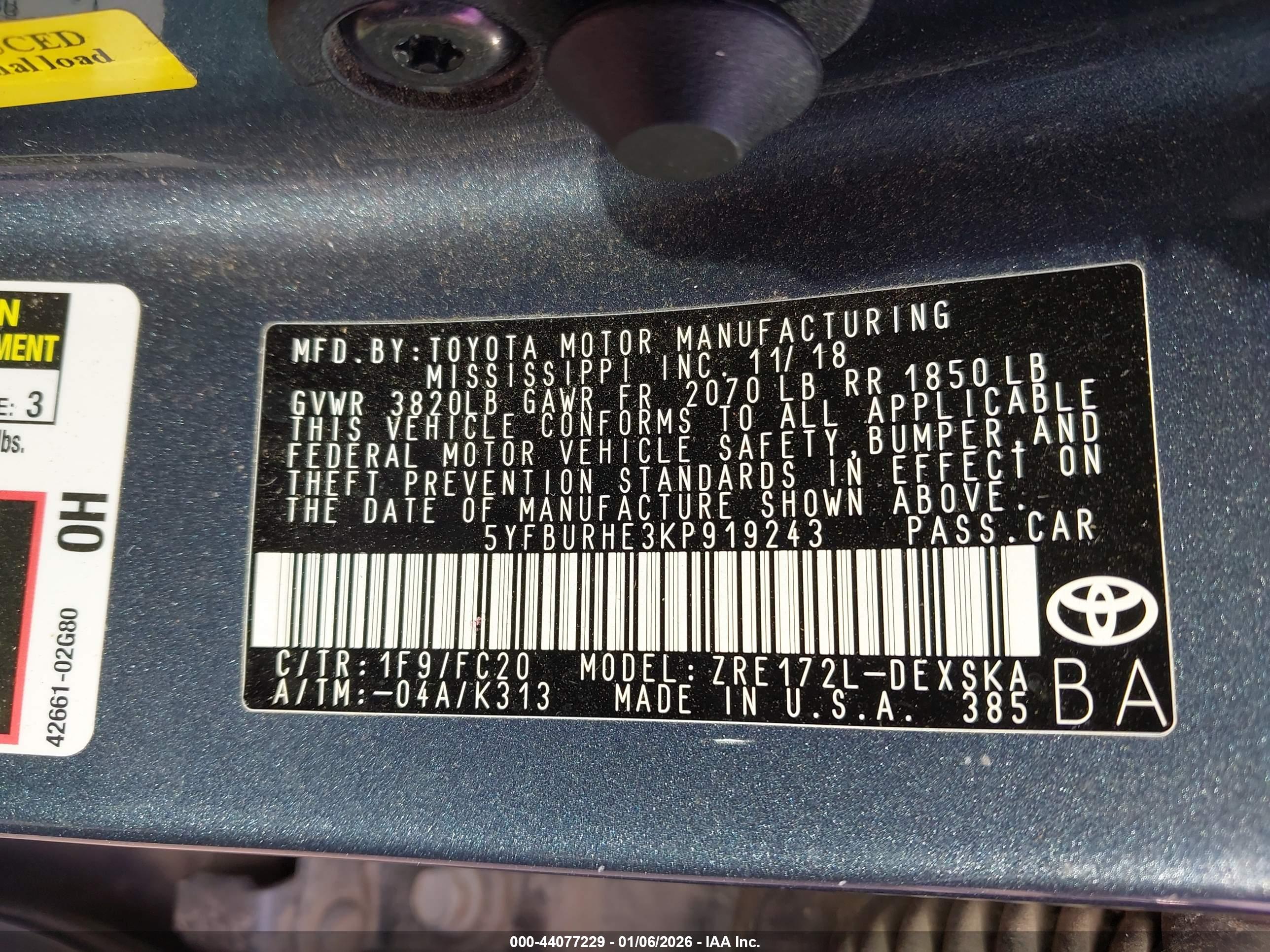 TOYOTA COROLLA image 9