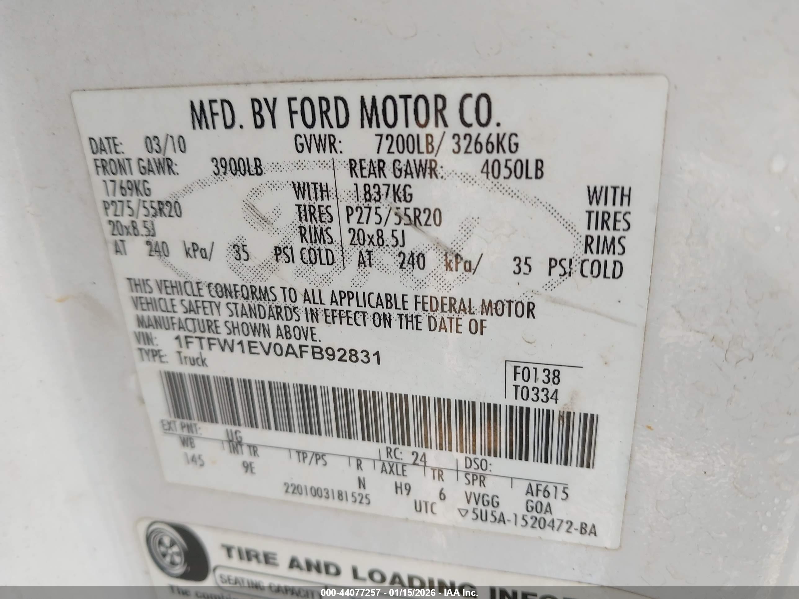 FORD F-150 image 9