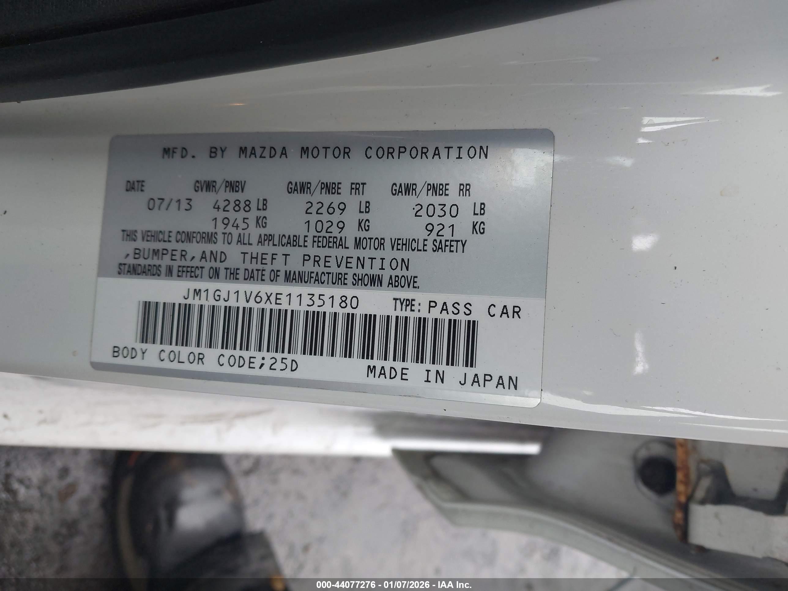 MAZDA MAZDA6 image 9