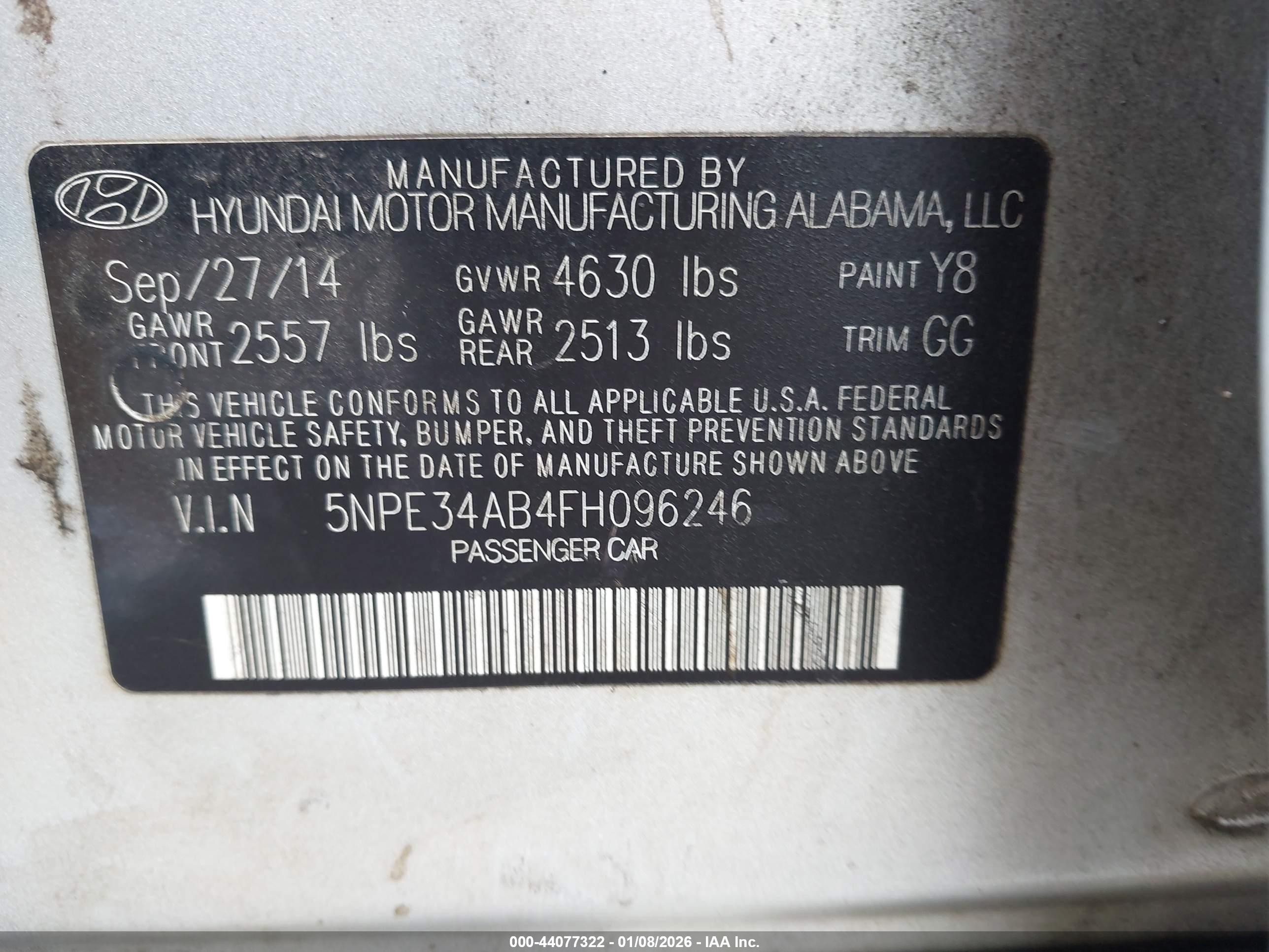 HYUNDAI SONATA image 9