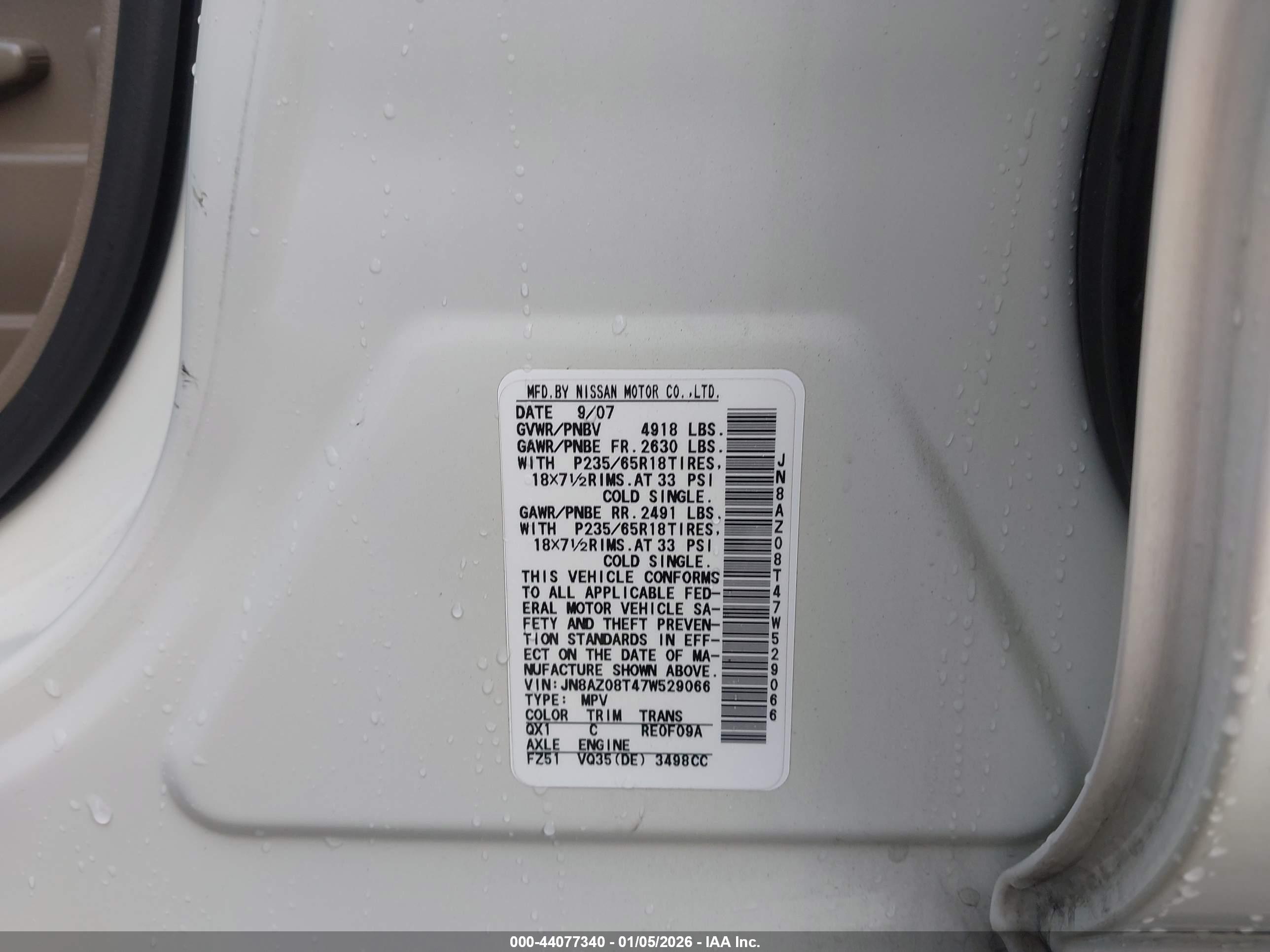NISSAN MURANO image 9
