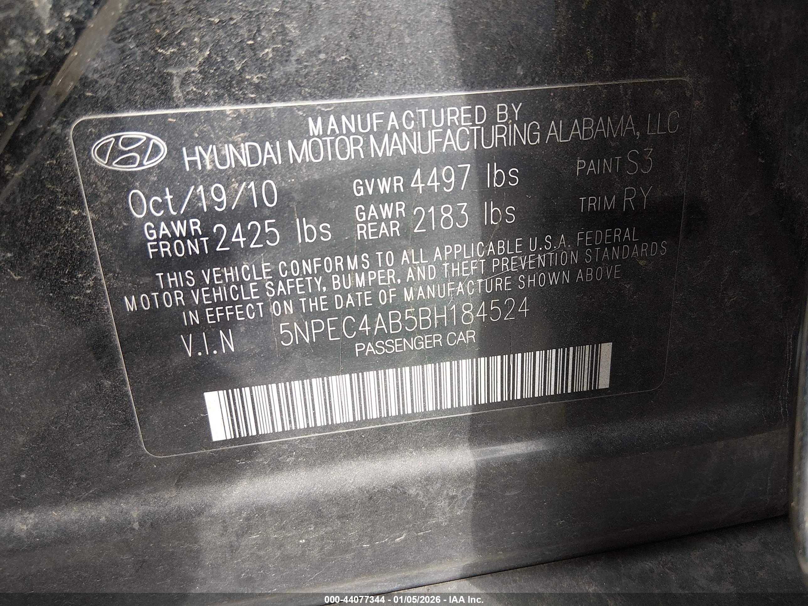 HYUNDAI SONATA image 9