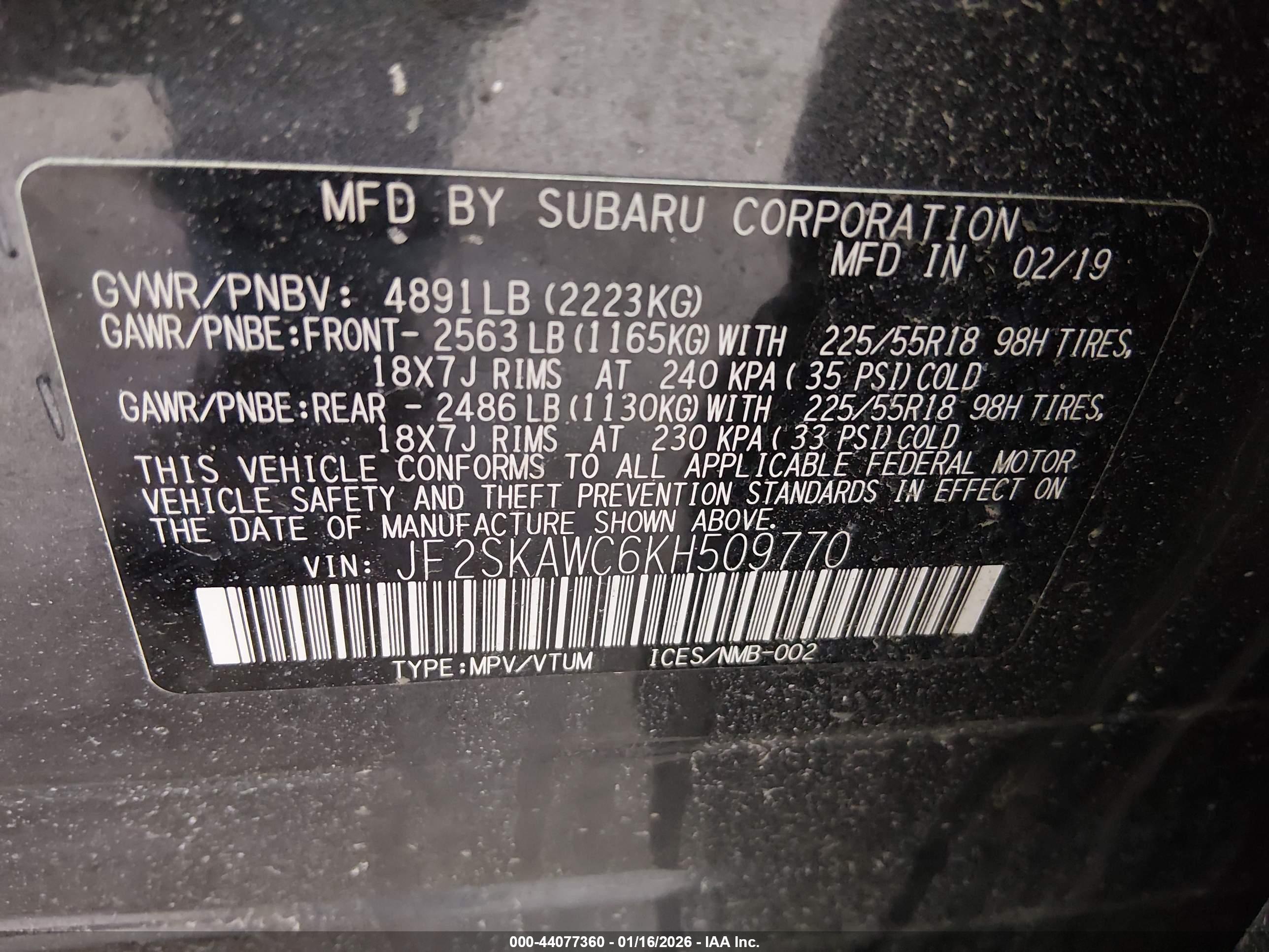 SUBARU FORESTER image 9