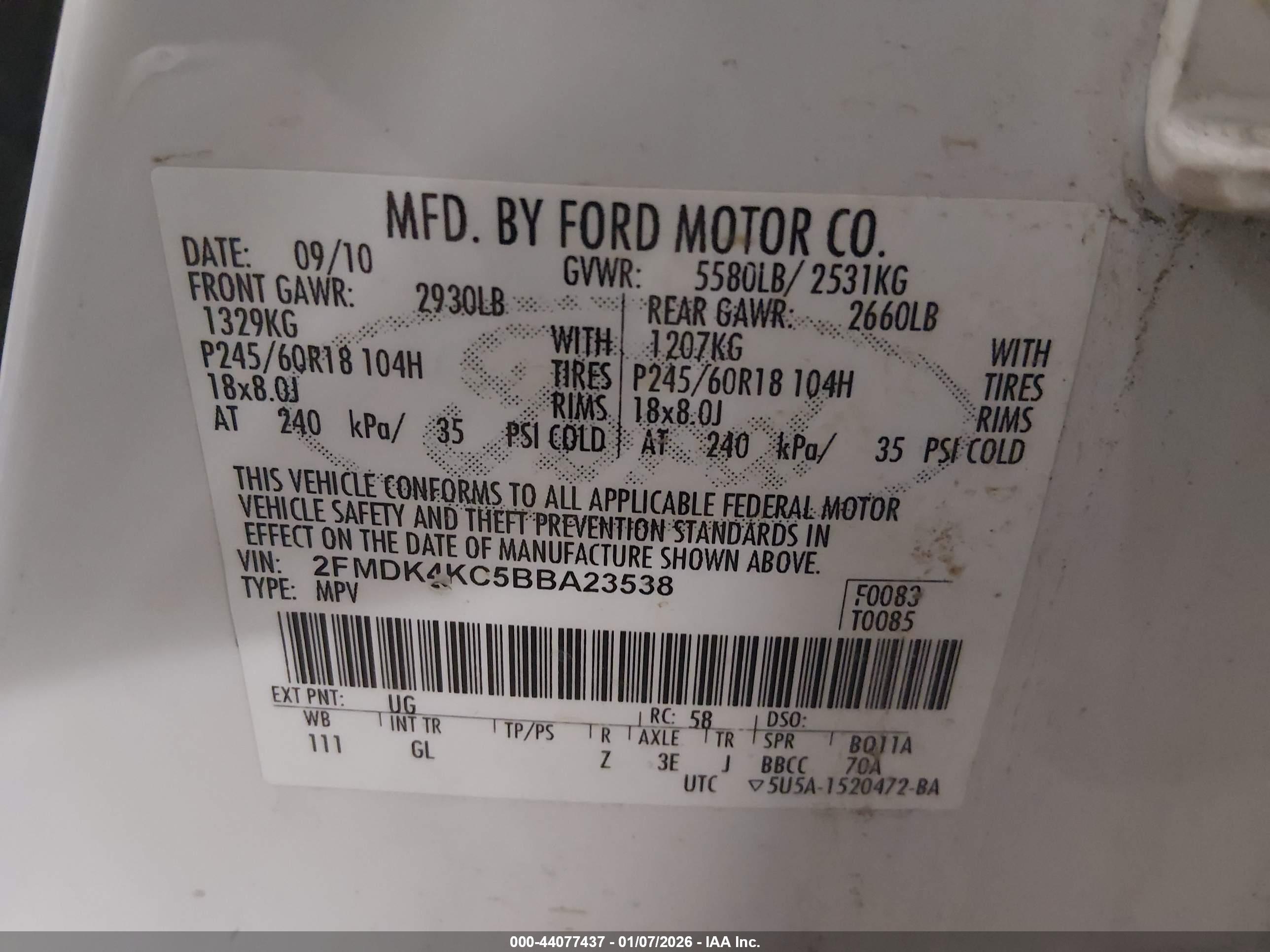FORD EDGE image 9