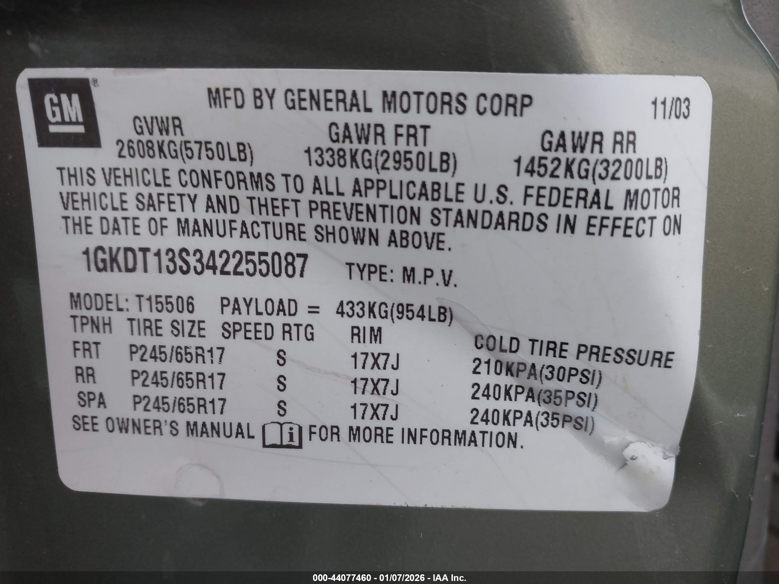 GMC ENVOY image 9