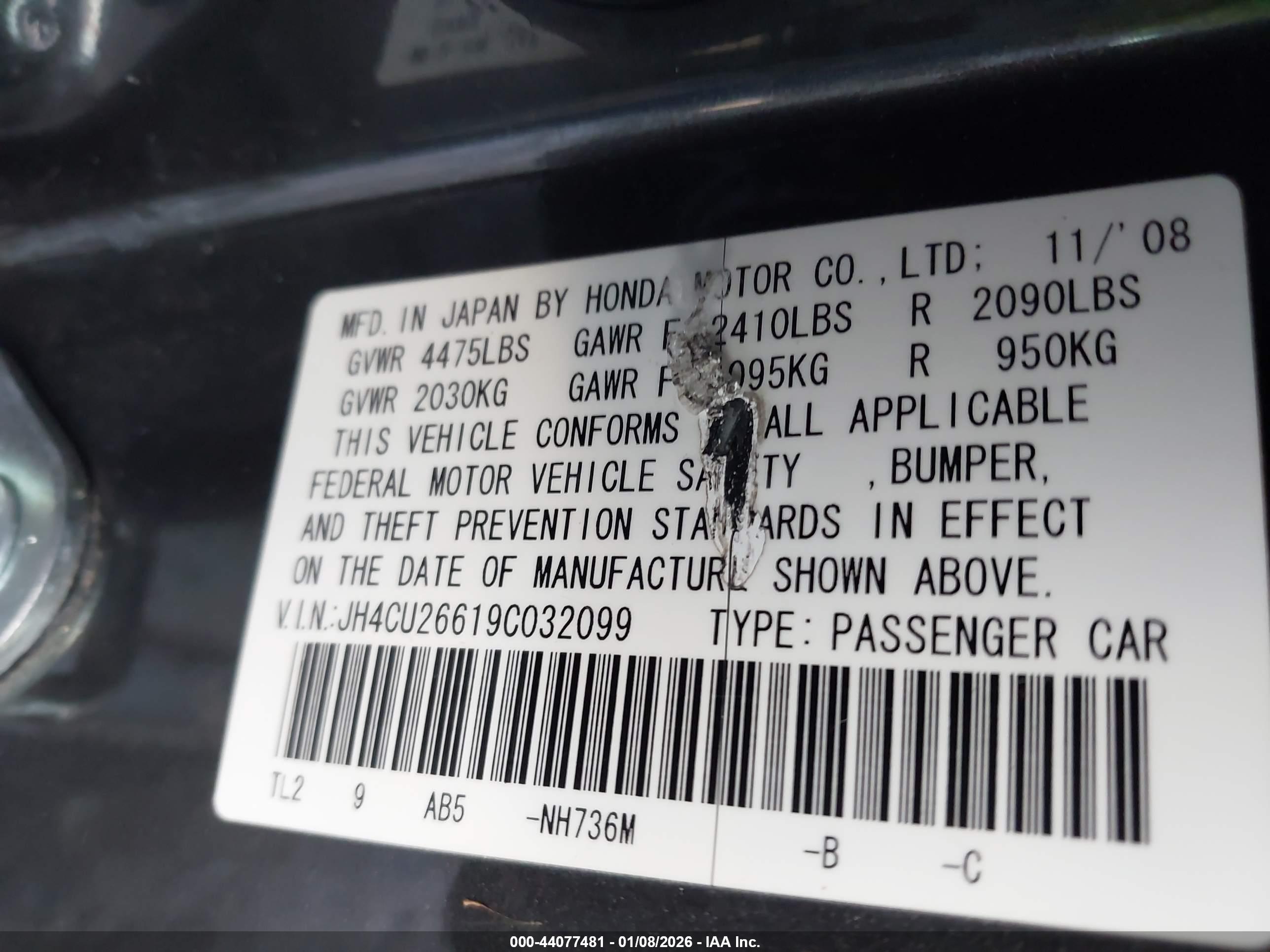 ACURA TSX image 9