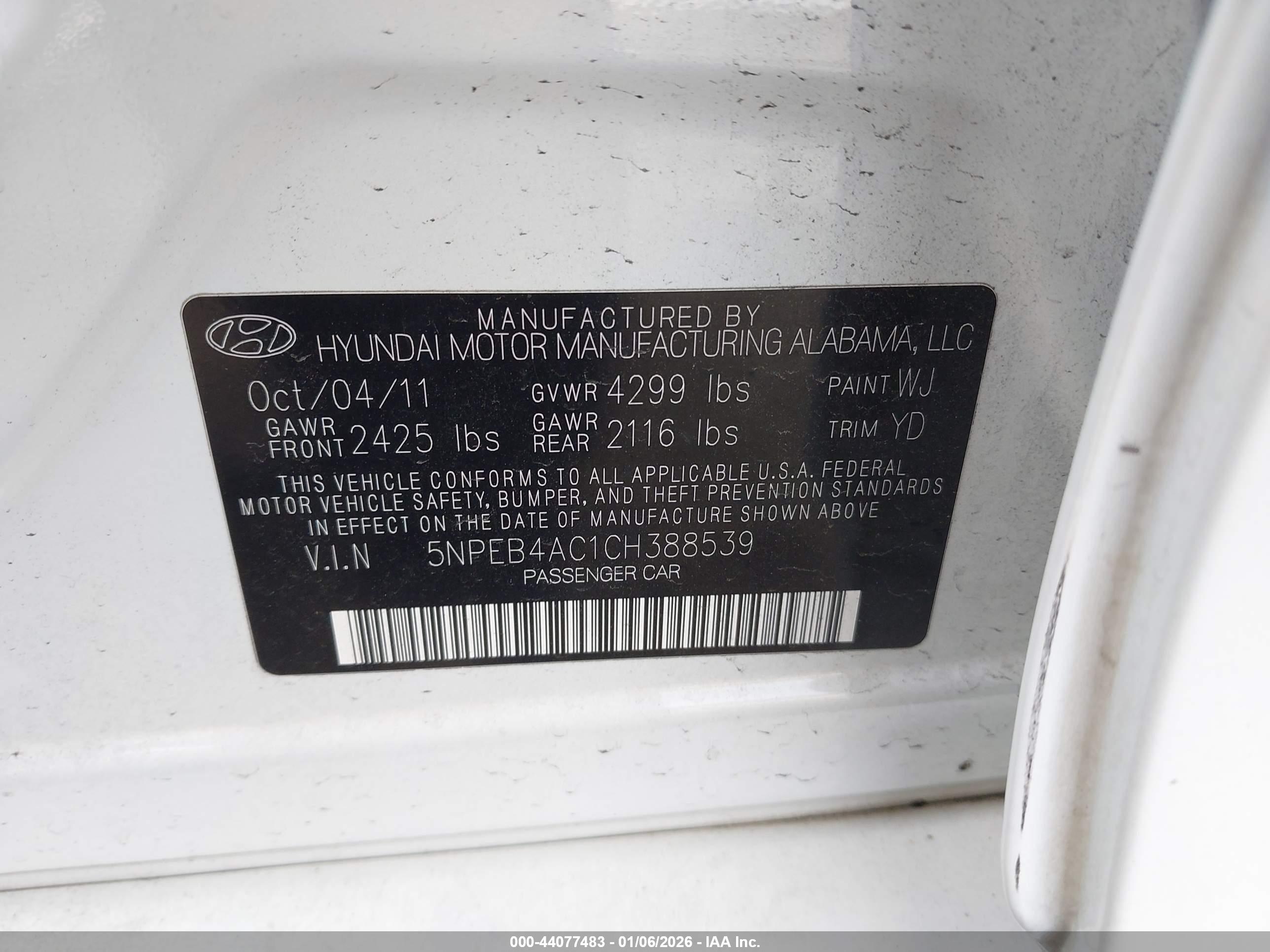 HYUNDAI SONATA image 9