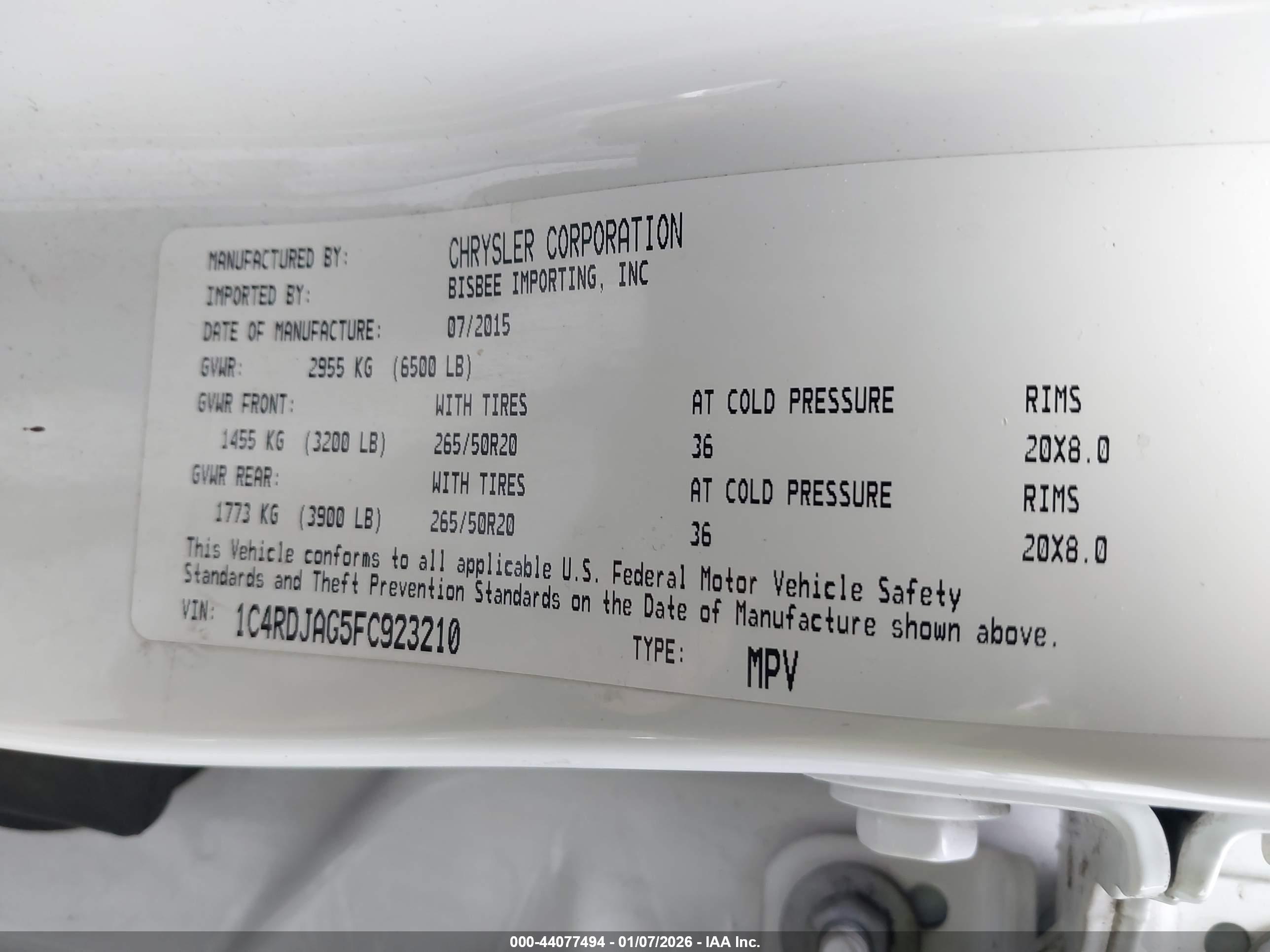 DODGE DURANGO image 9