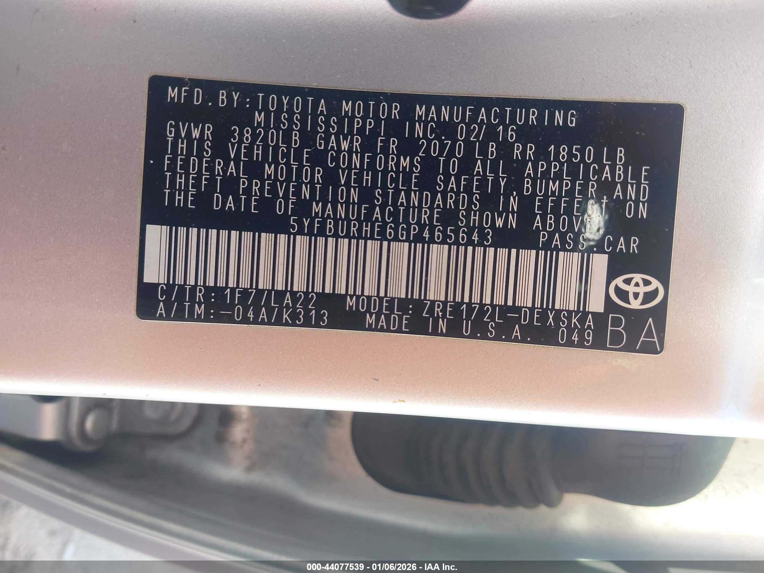 TOYOTA COROLLA image 9