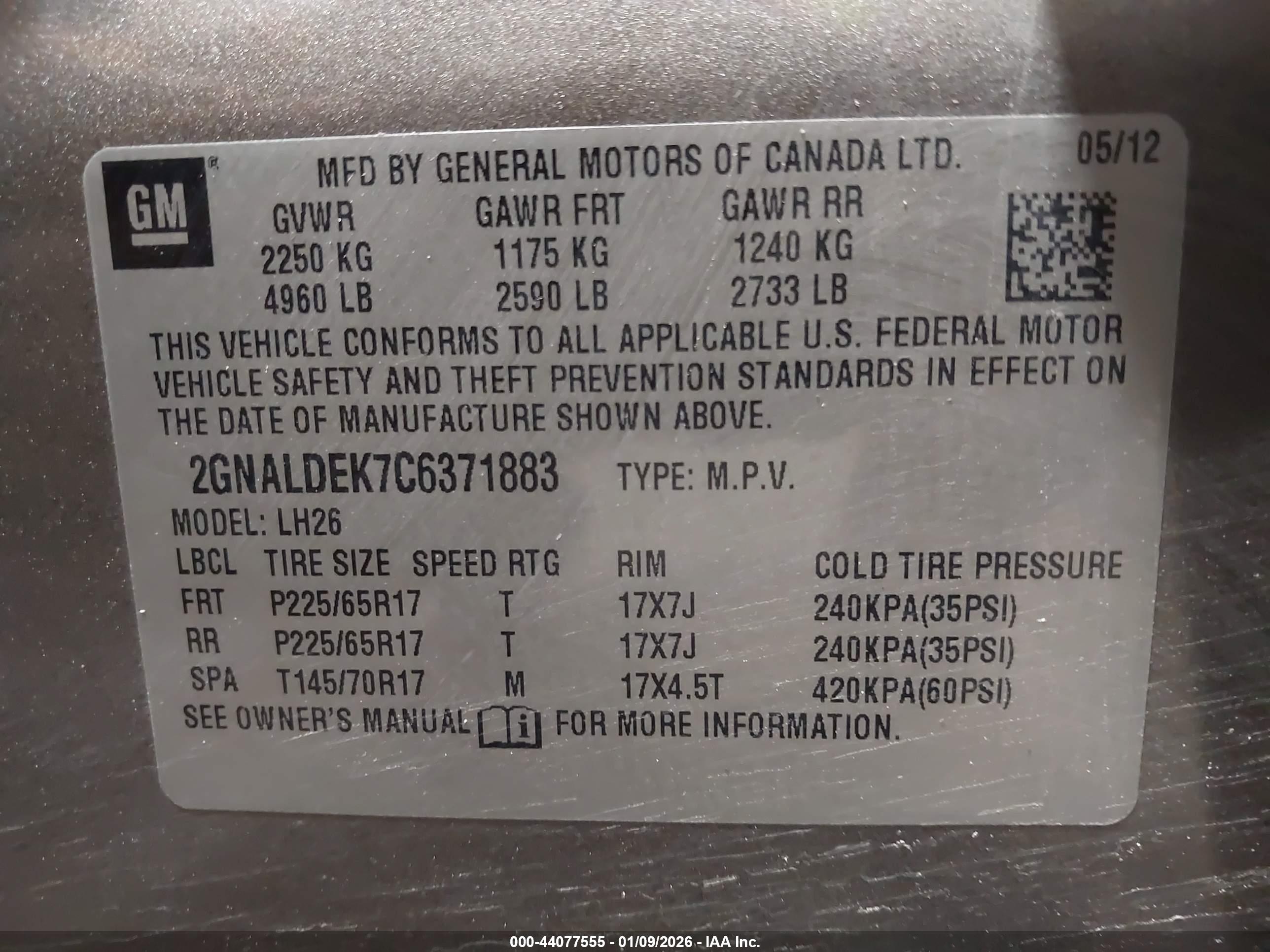 CHEVROLET EQUINOX image 9