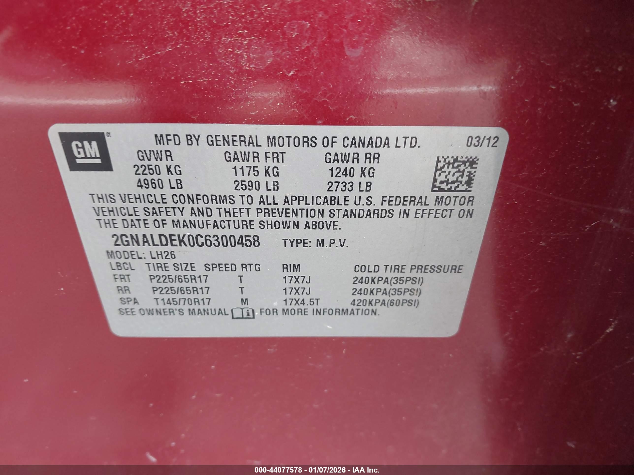 CHEVROLET EQUINOX image 9